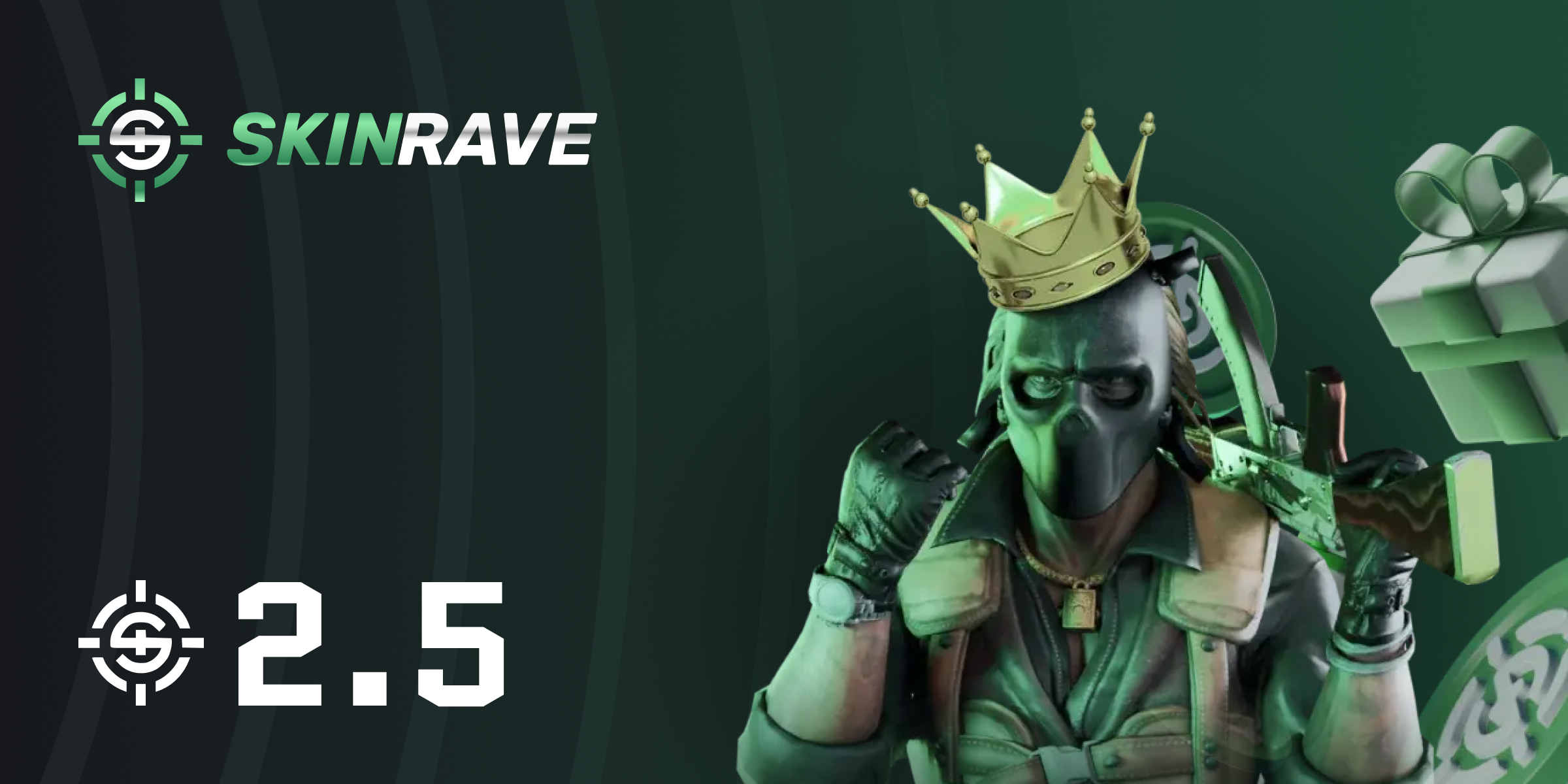 SkinRave gg 2.5 Tokens Gift Card