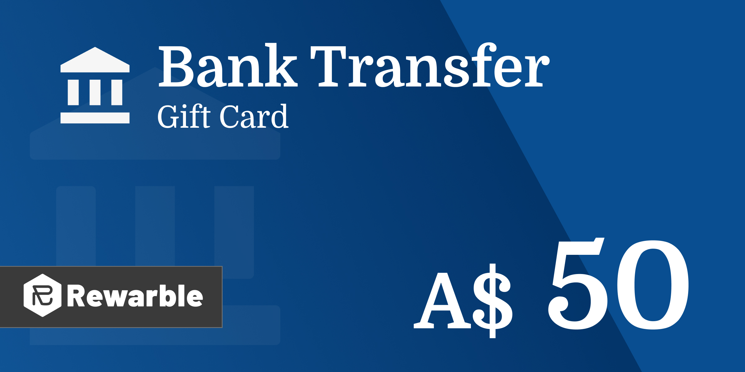 Bank Transfer Gift Card 50 AUD