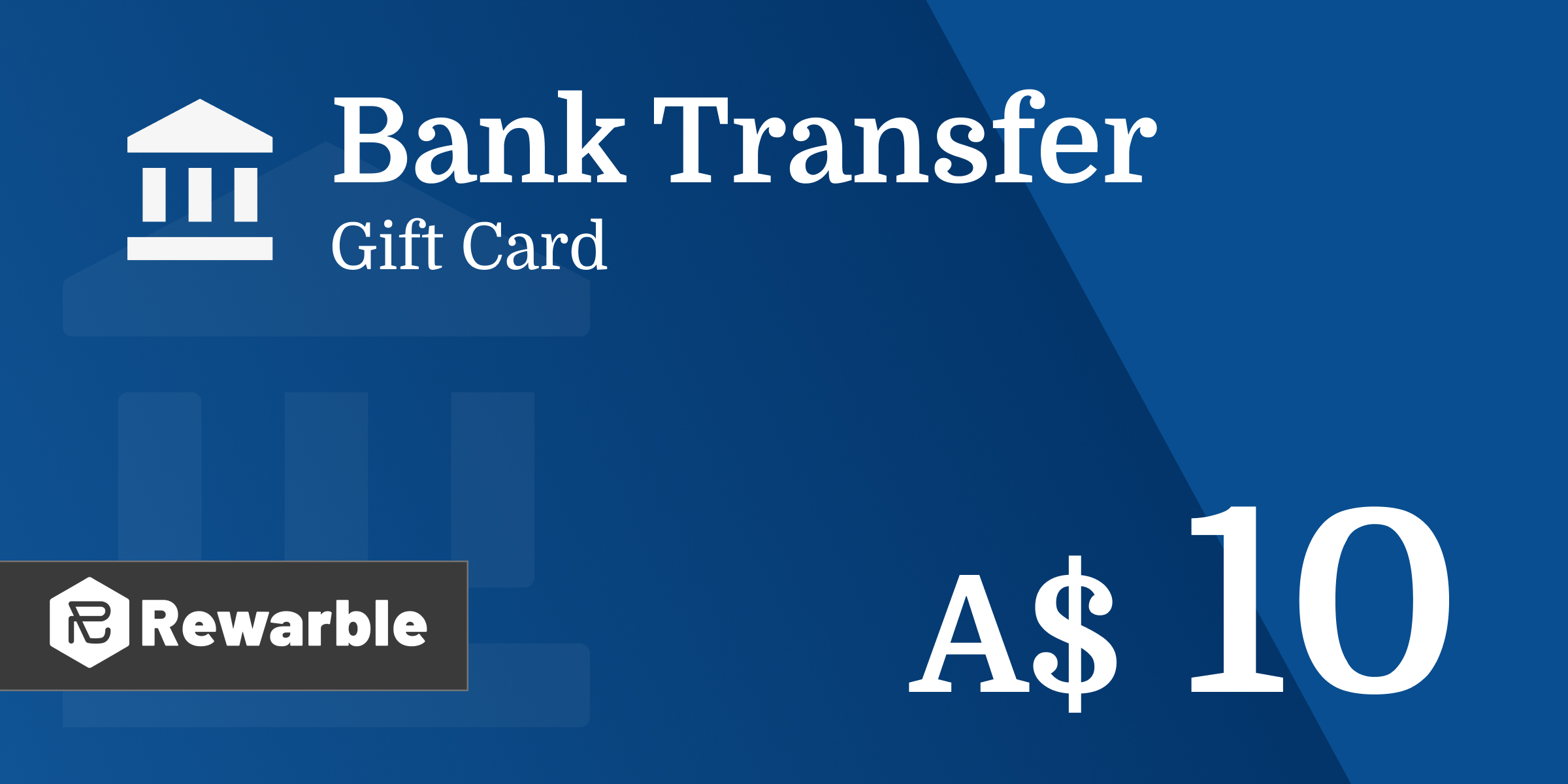 Bank Transfer Gift Card 10 AUD