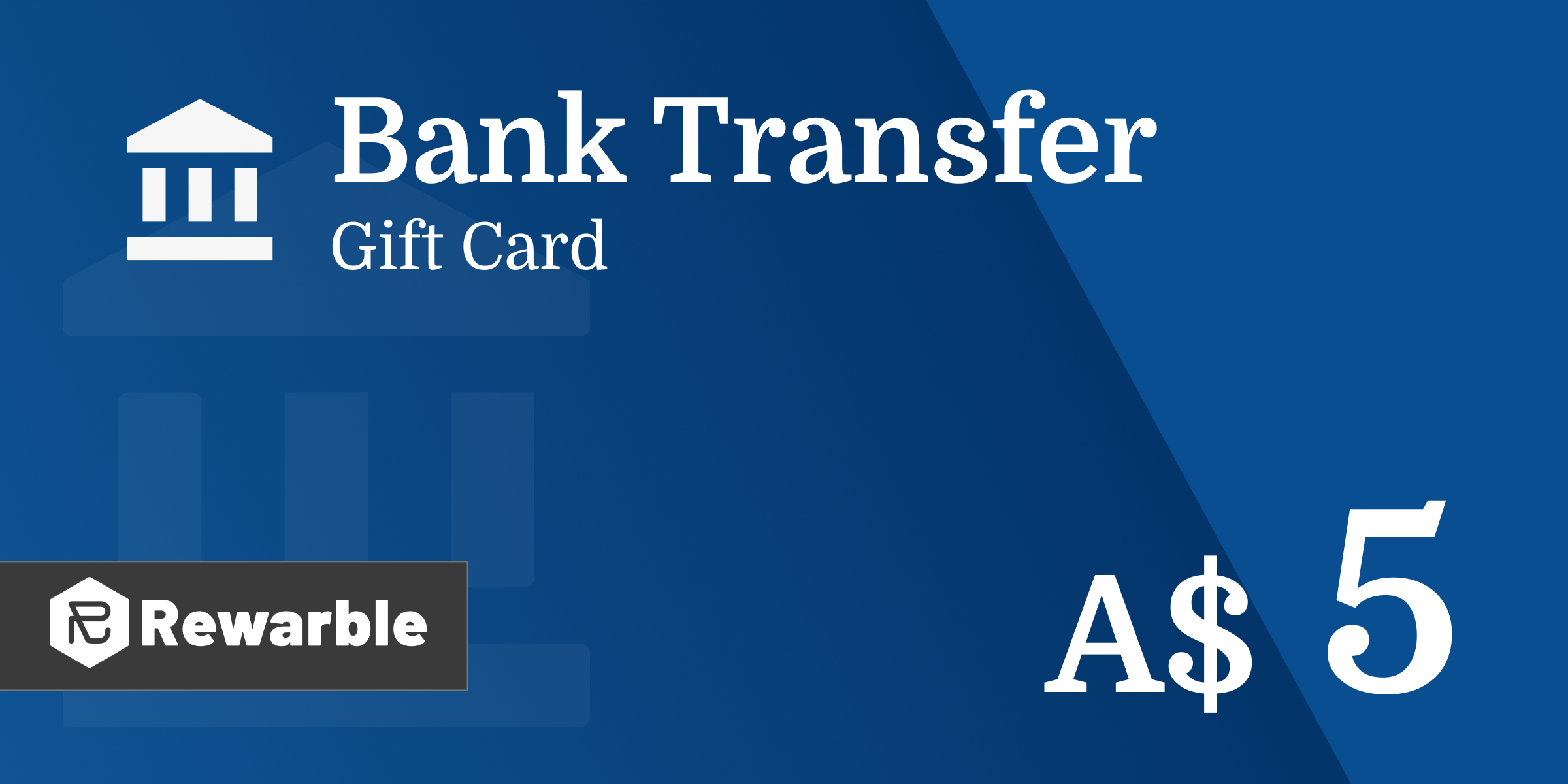Bank Transfer Gift Card 5 AUD