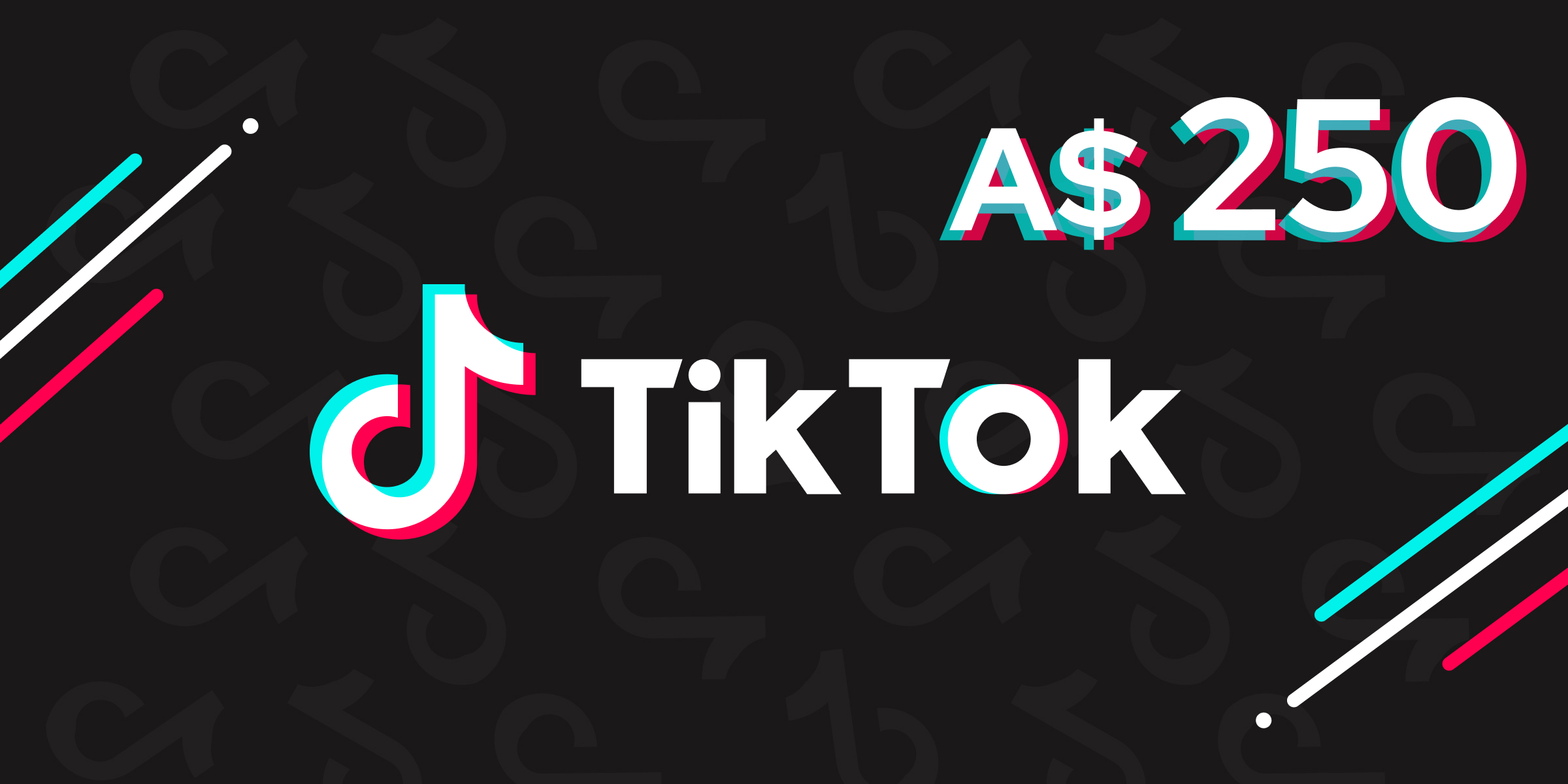 TikTok Gift Card 250 AUD