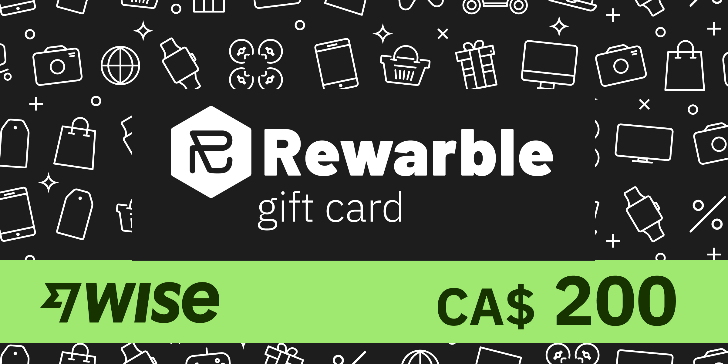 Rewarble Wise Gift Card 200 CAD