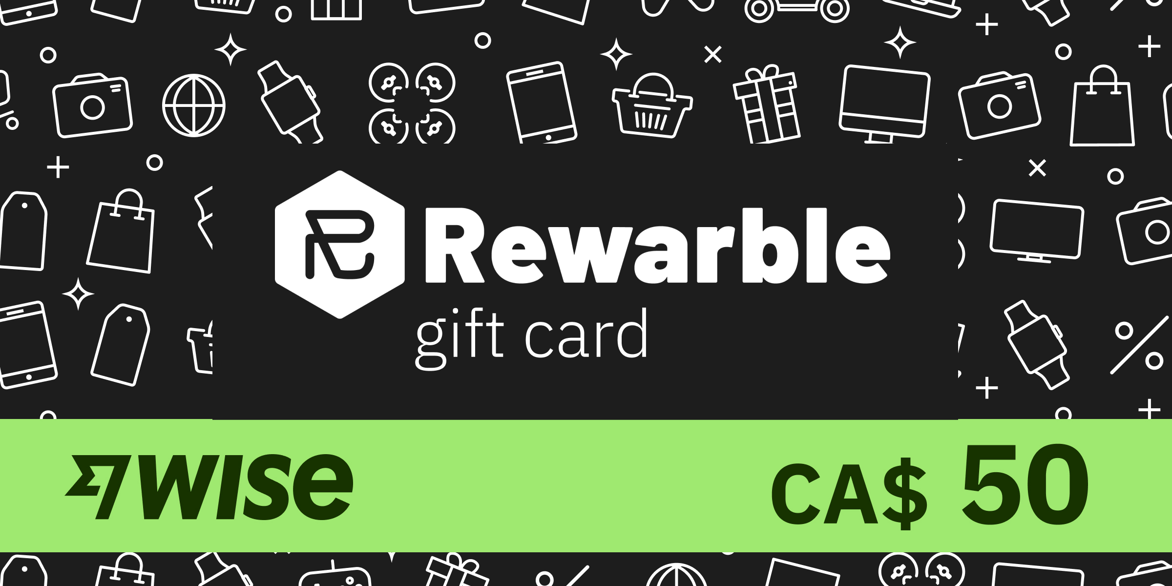 Rewarble Wise Gift Card 50 CAD