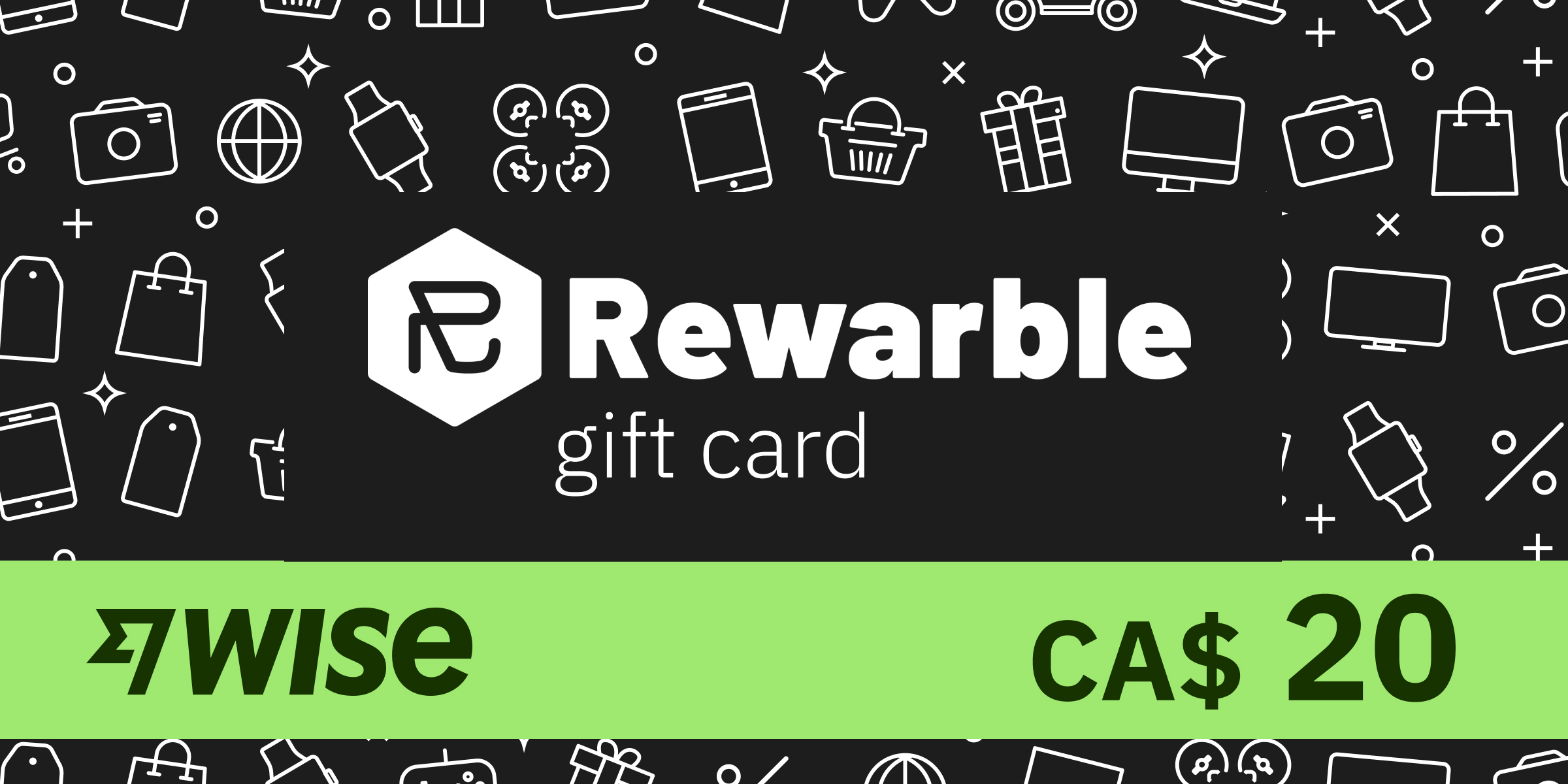 Rewarble Wise Gift Card 20 CAD