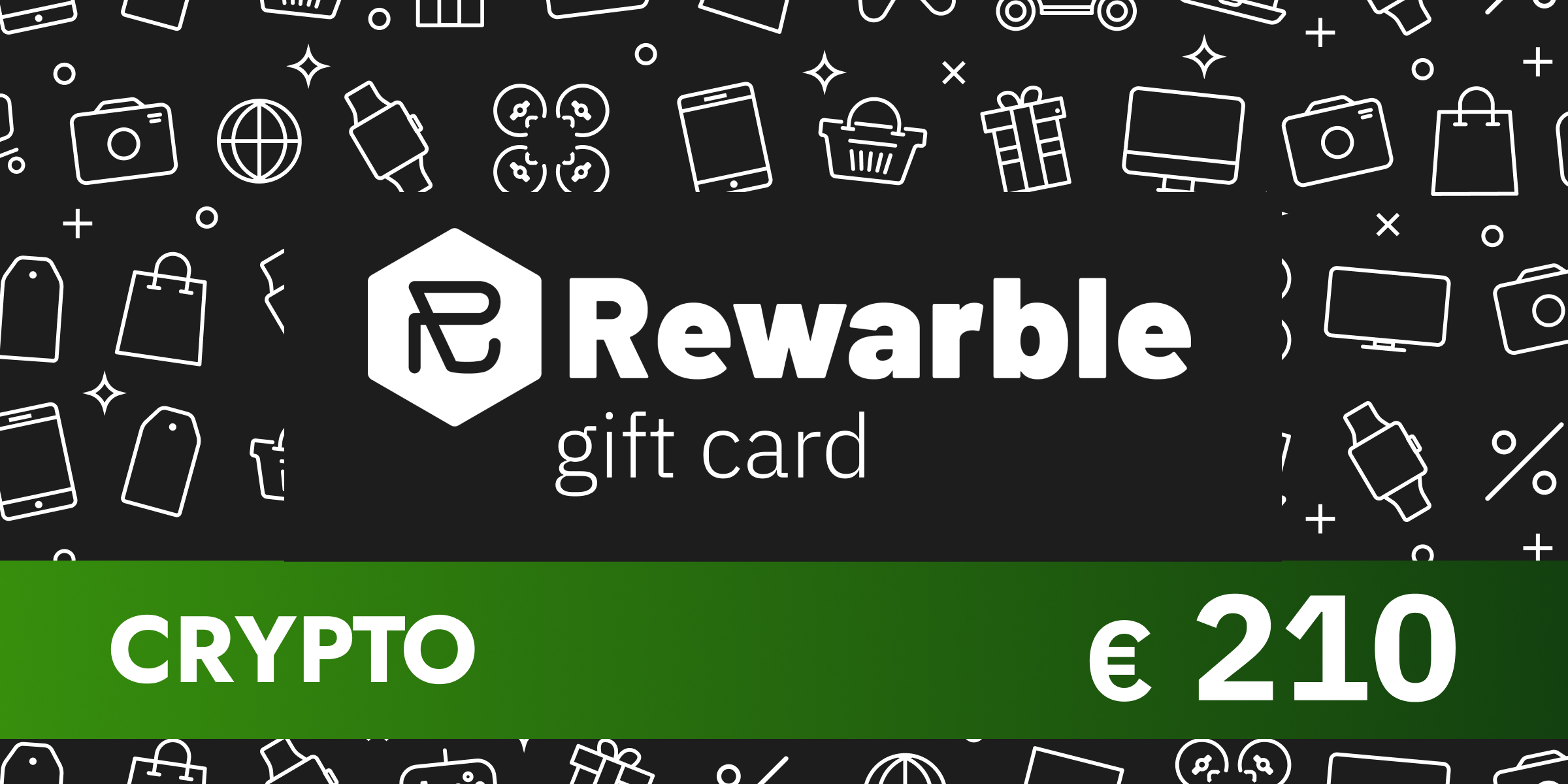 Rewarble Crypto Gift Card 210 EUR
