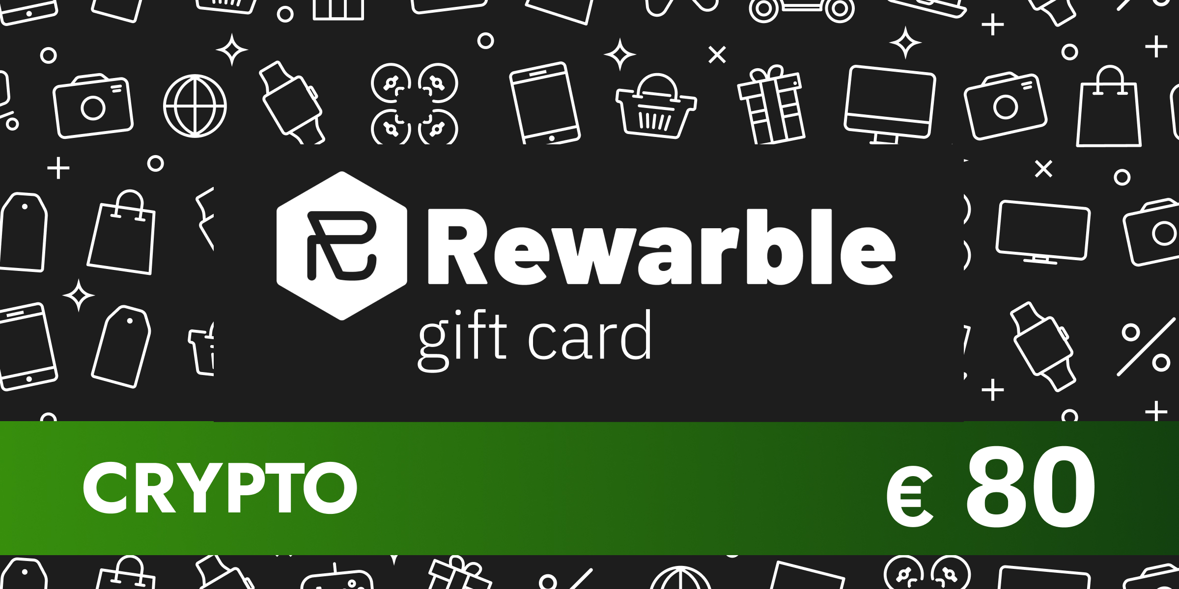 Rewarble Crypto Gift Card 80 EUR