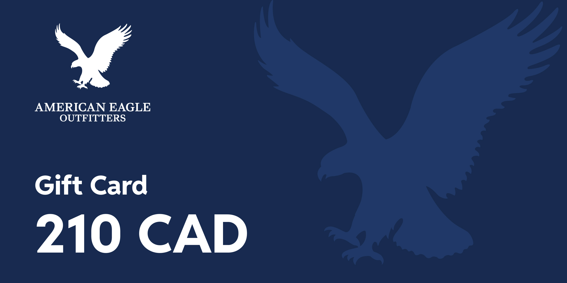 American Eagle Outfitters Gift Card 210 CAD