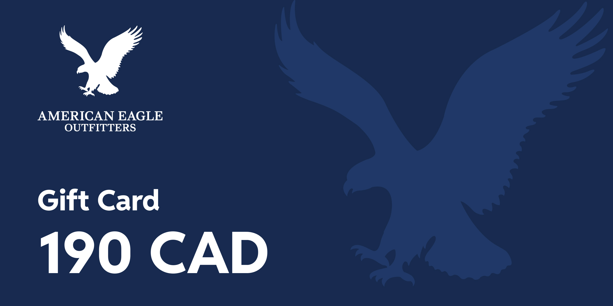 American Eagle Outfitters Gift Card 190 CAD