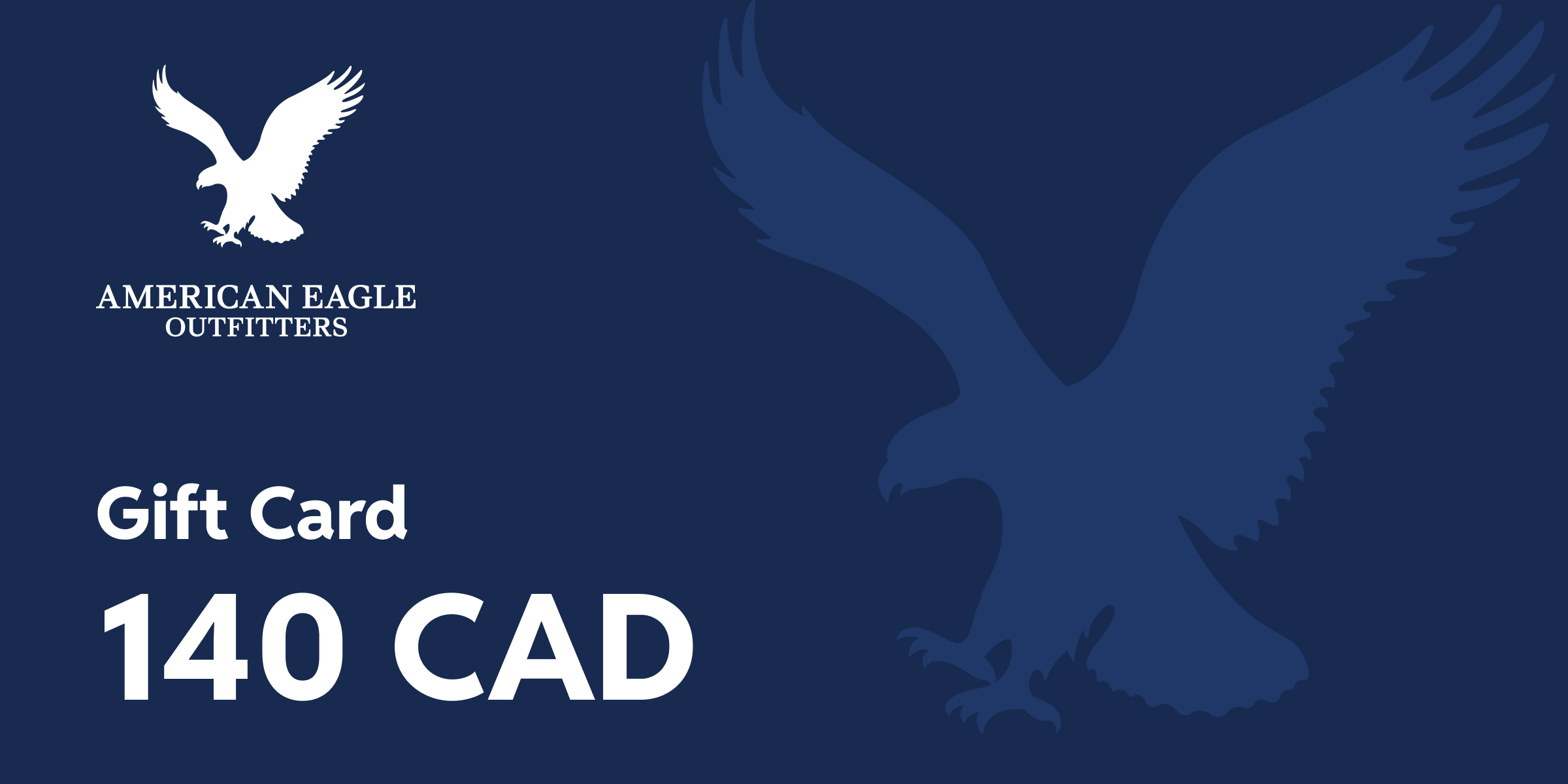 American Eagle Outfitters Gift Card 140 CAD