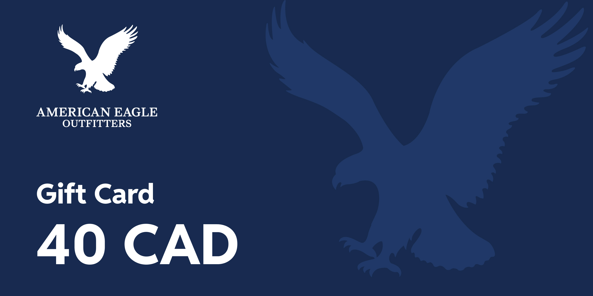 American Eagle Outfitters Gift Card 40 CAD