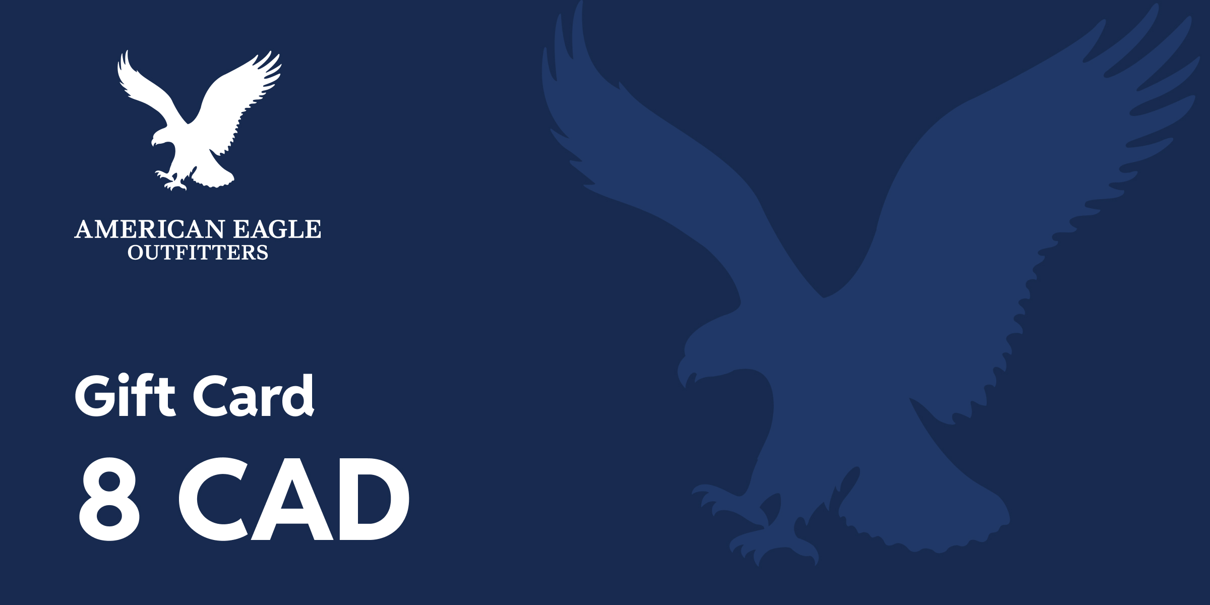 American Eagle Outfitters Gift Card 8 CAD