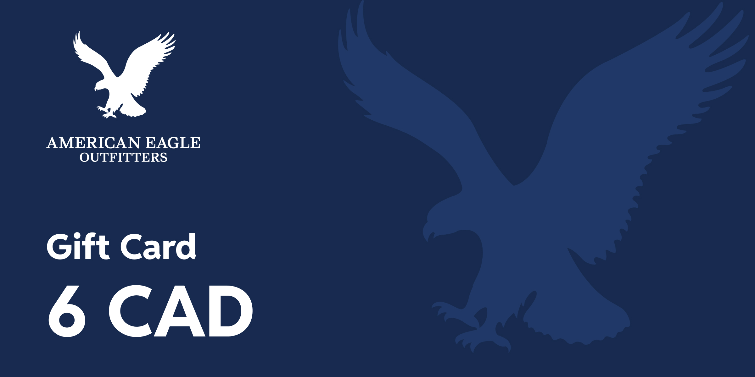 American Eagle Outfitters Gift Card 6 CAD