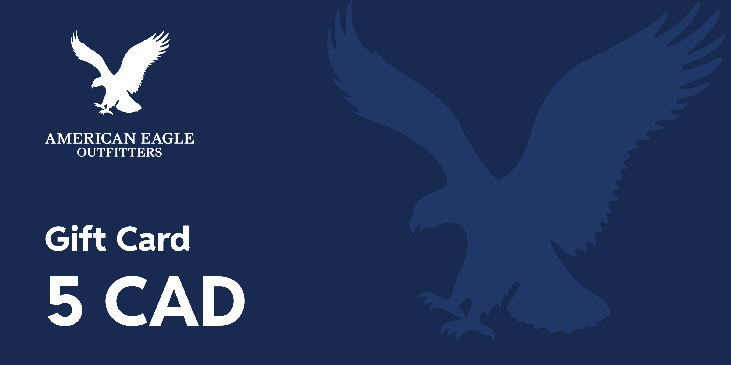 American Eagle Outfitters Gift Card 5 CAD