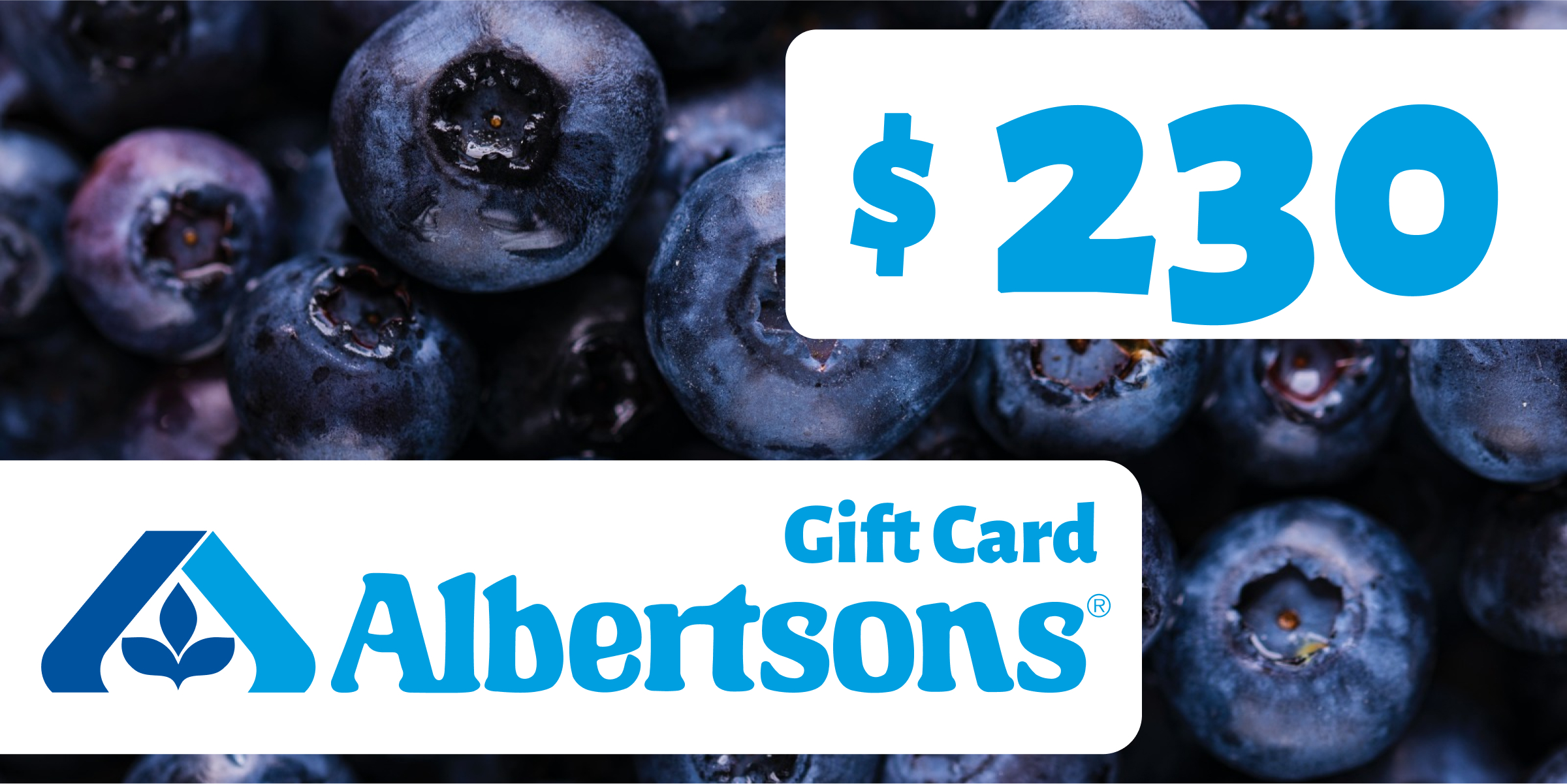 Albertsons Gift Card 230 USD