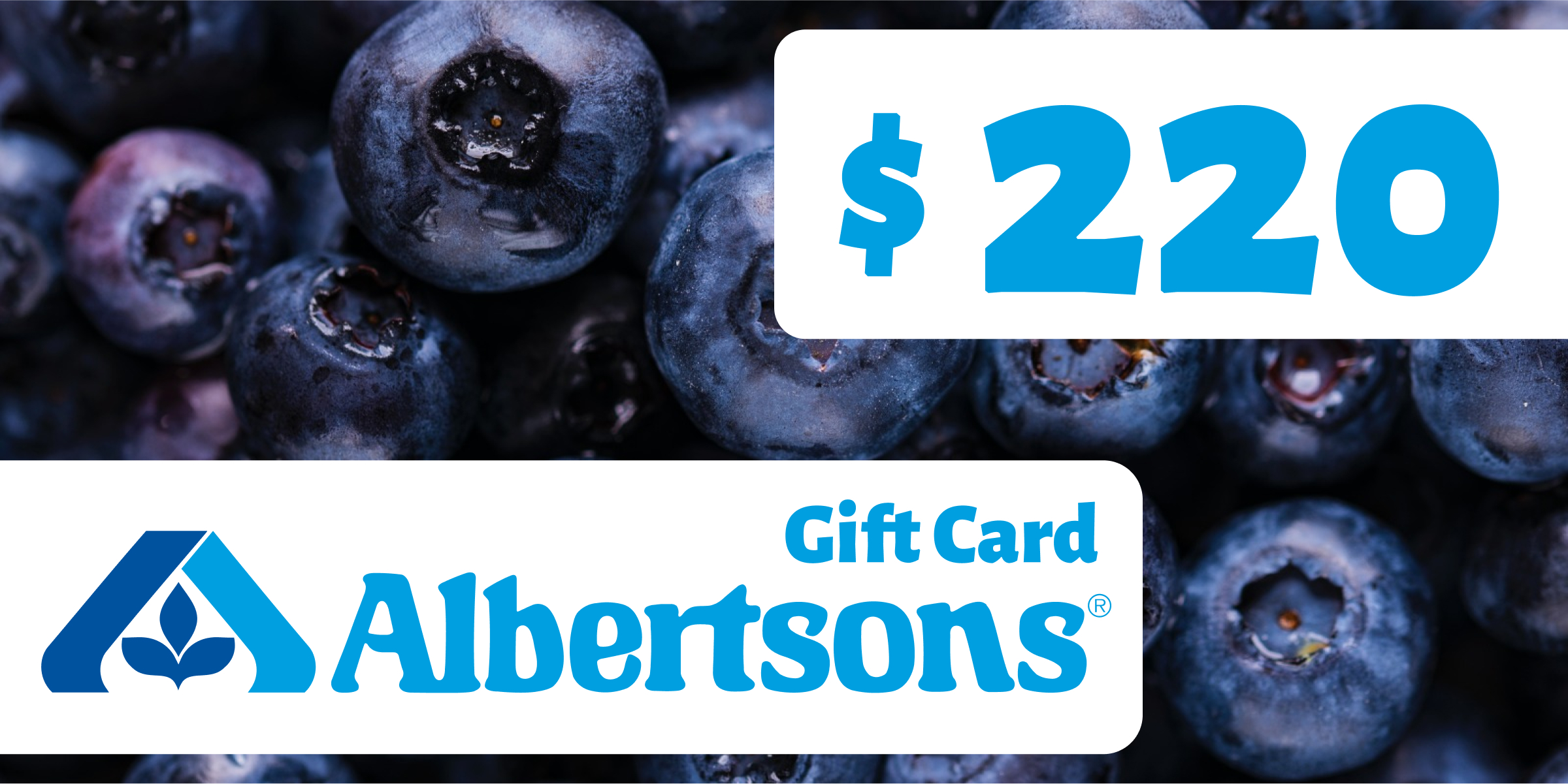Albertsons Gift Card 220 USD