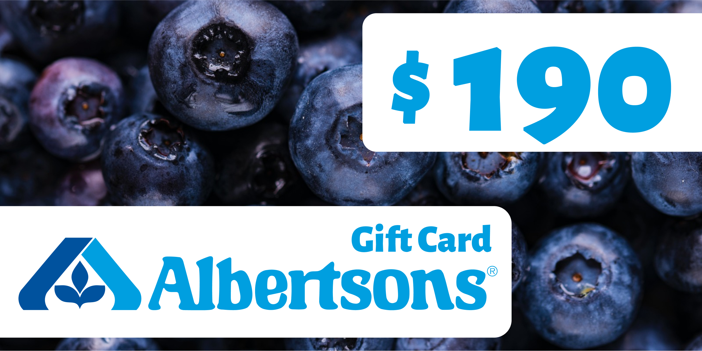 Albertsons Gift Card 190 USD