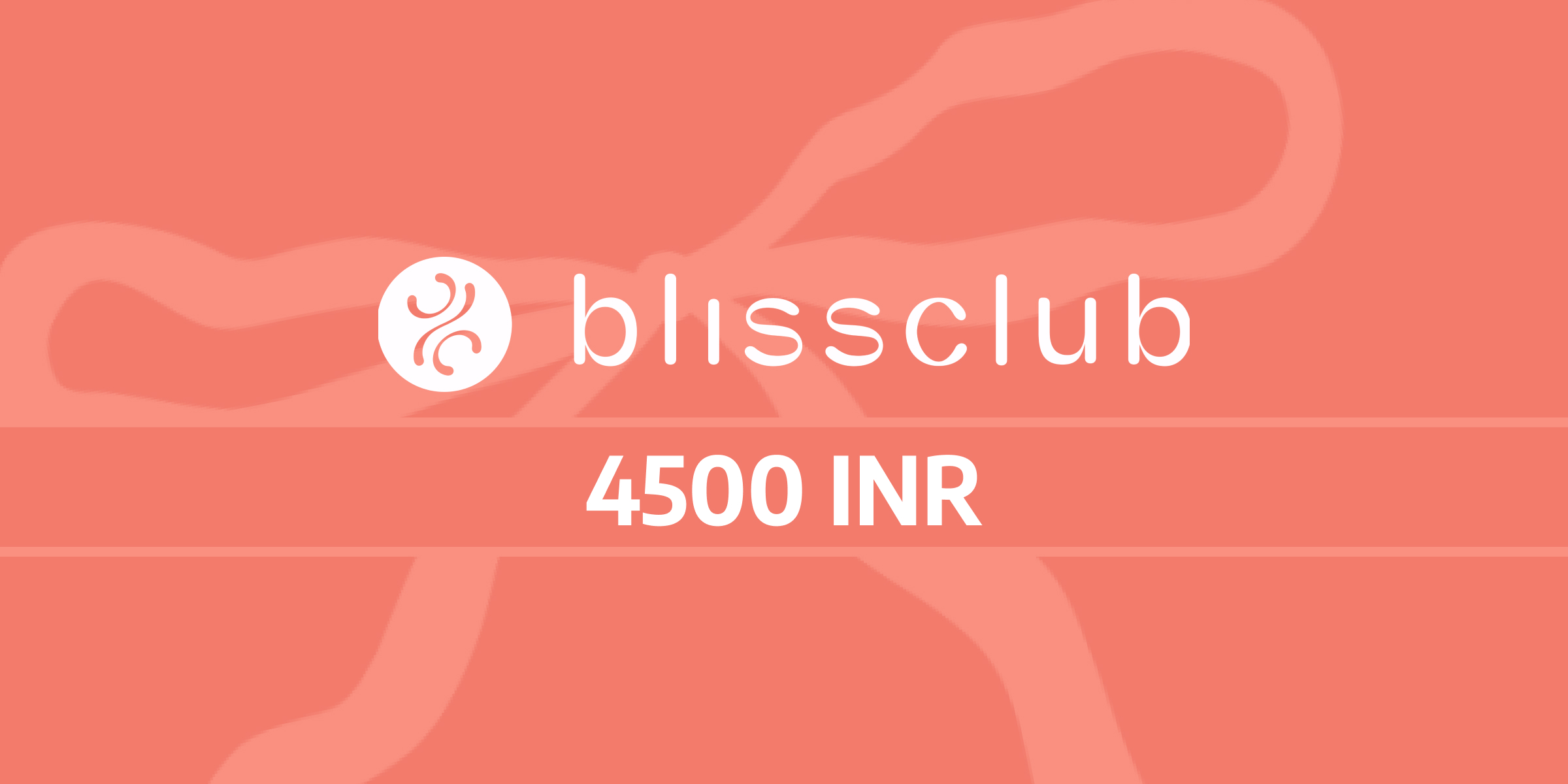 BlissClub Gift Card 4500 INR