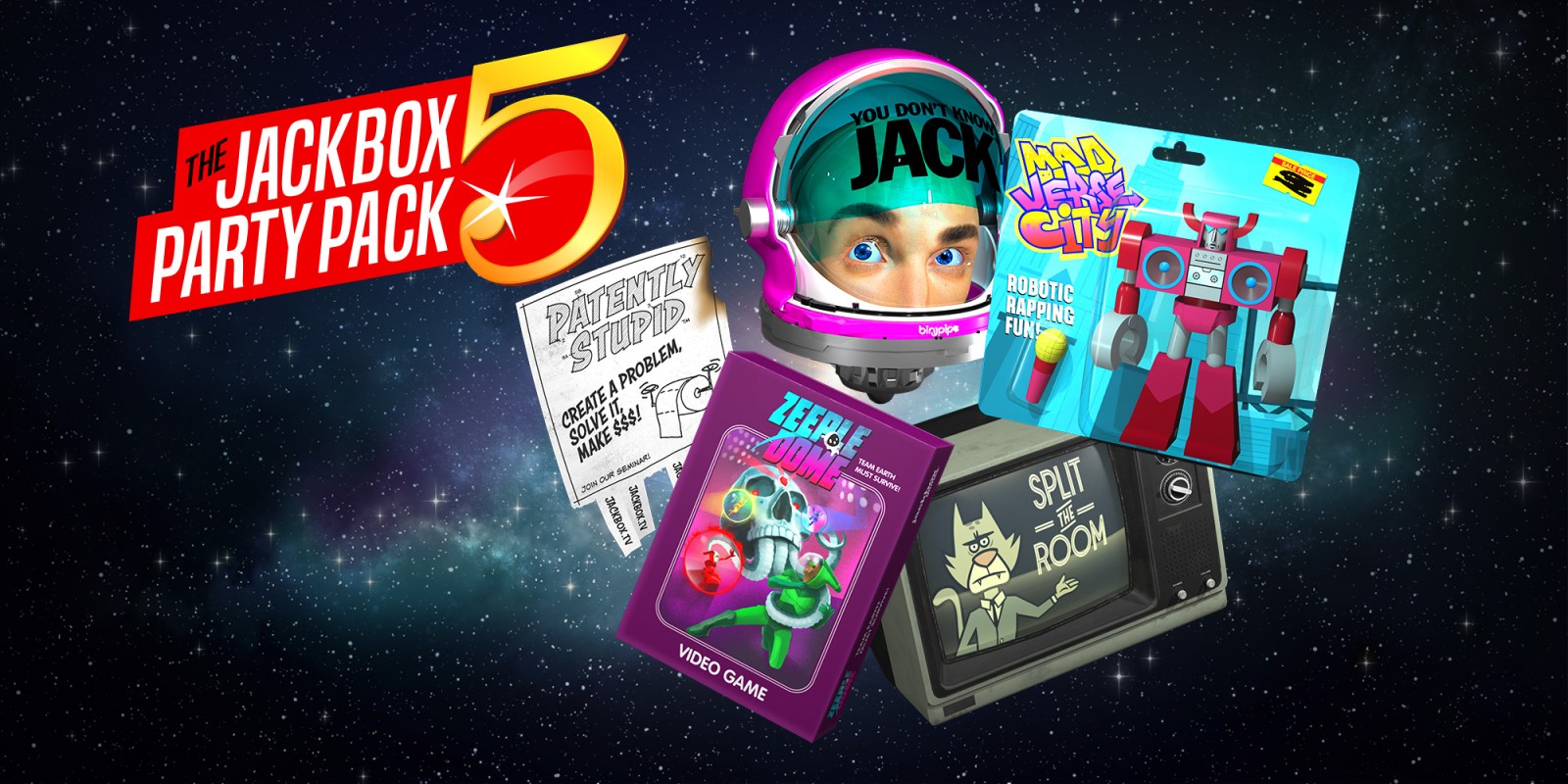 The Jackbox Party Pack 5 (Nintendo Switch Account)
