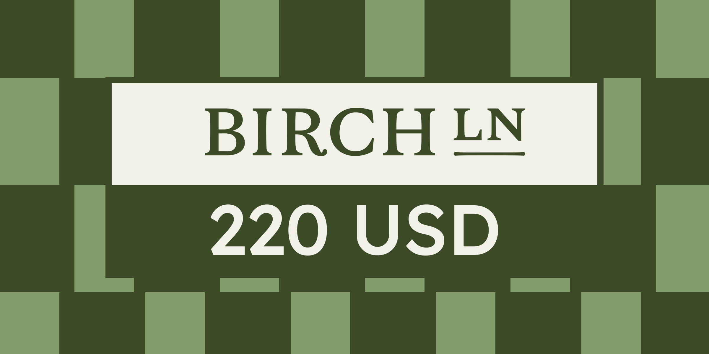 Birch Lane Gift Card 220 USD