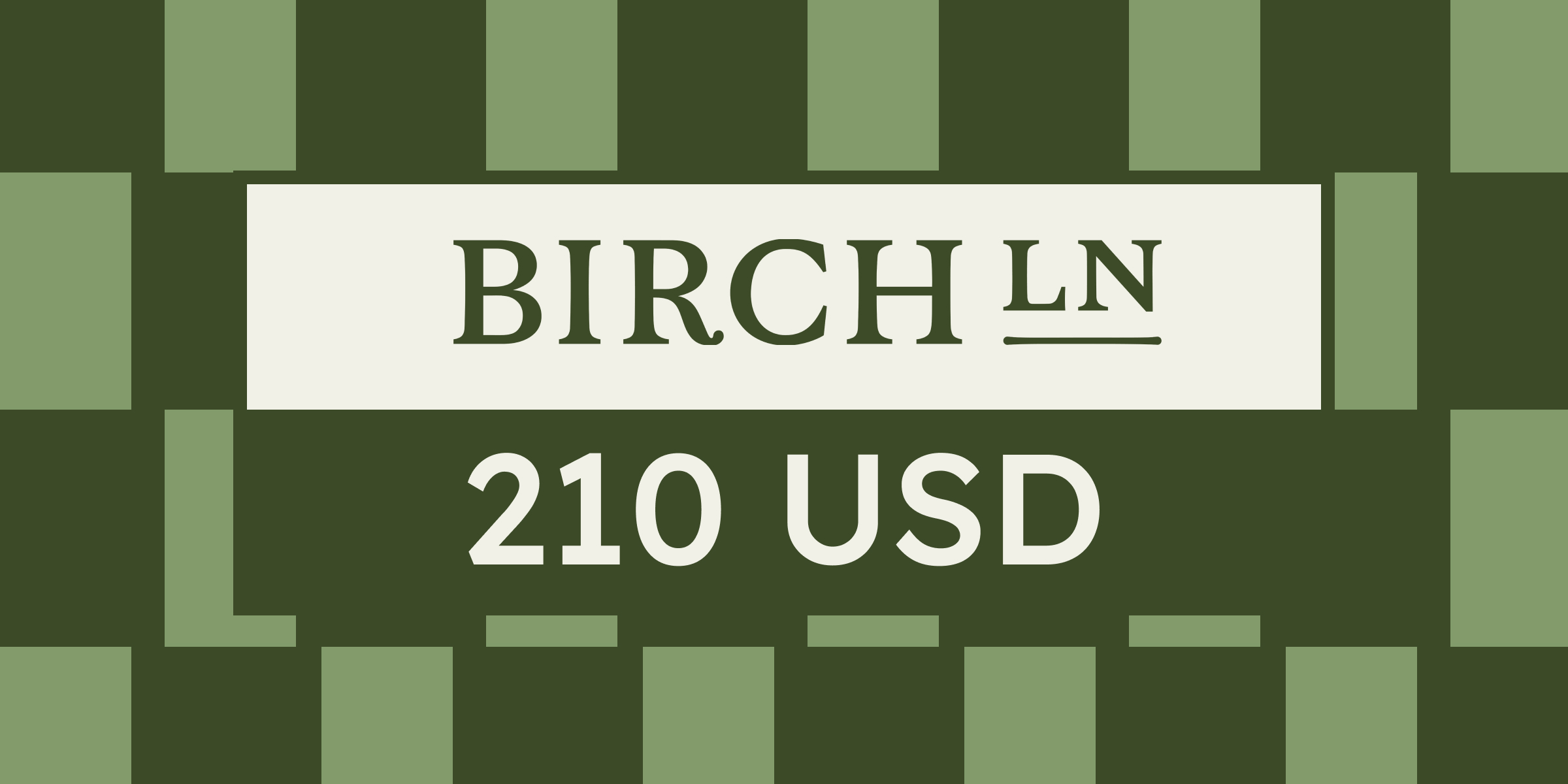 Birch Lane Gift Card 210 USD