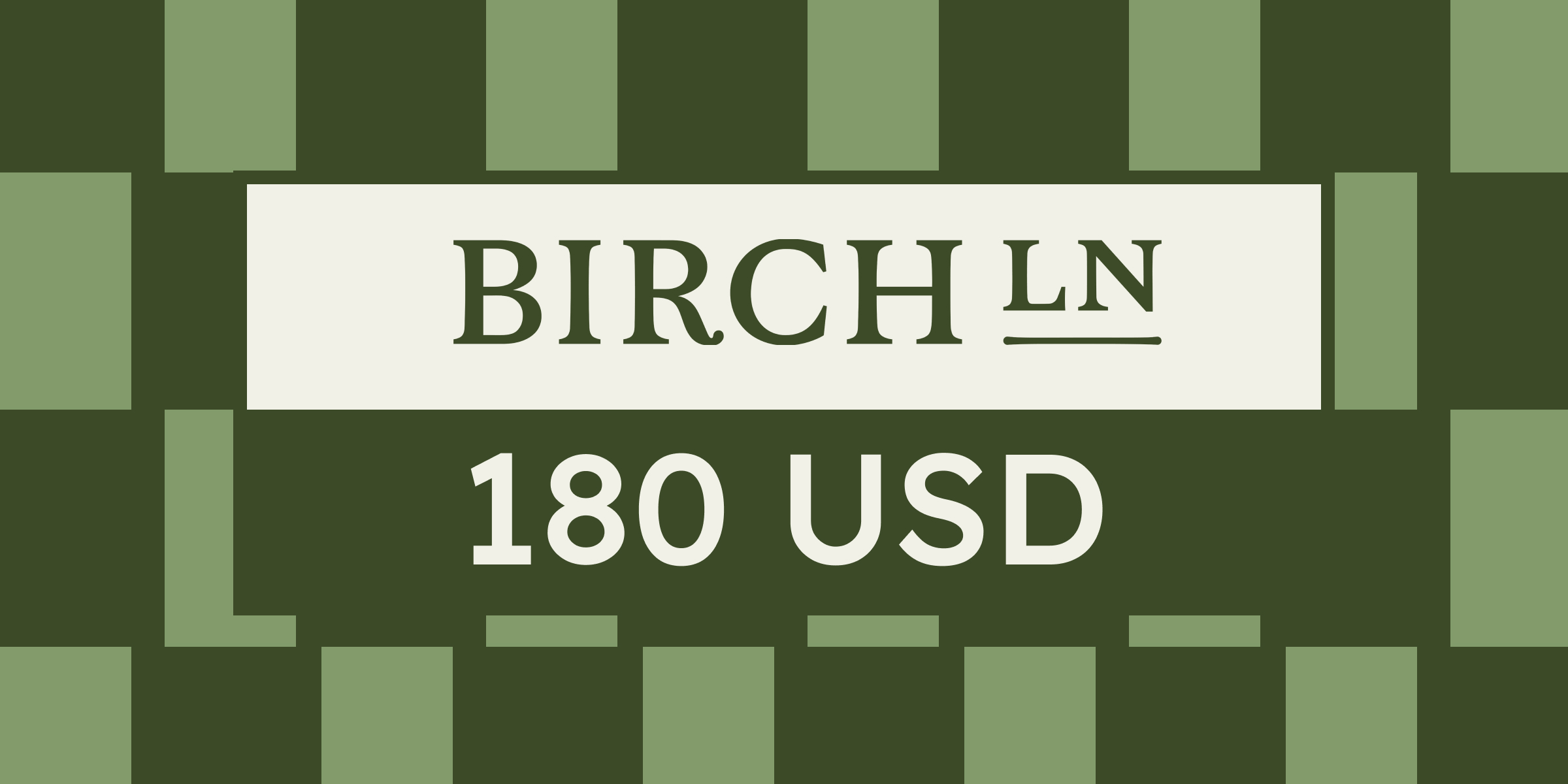 Birch Lane Gift Card 180 USD