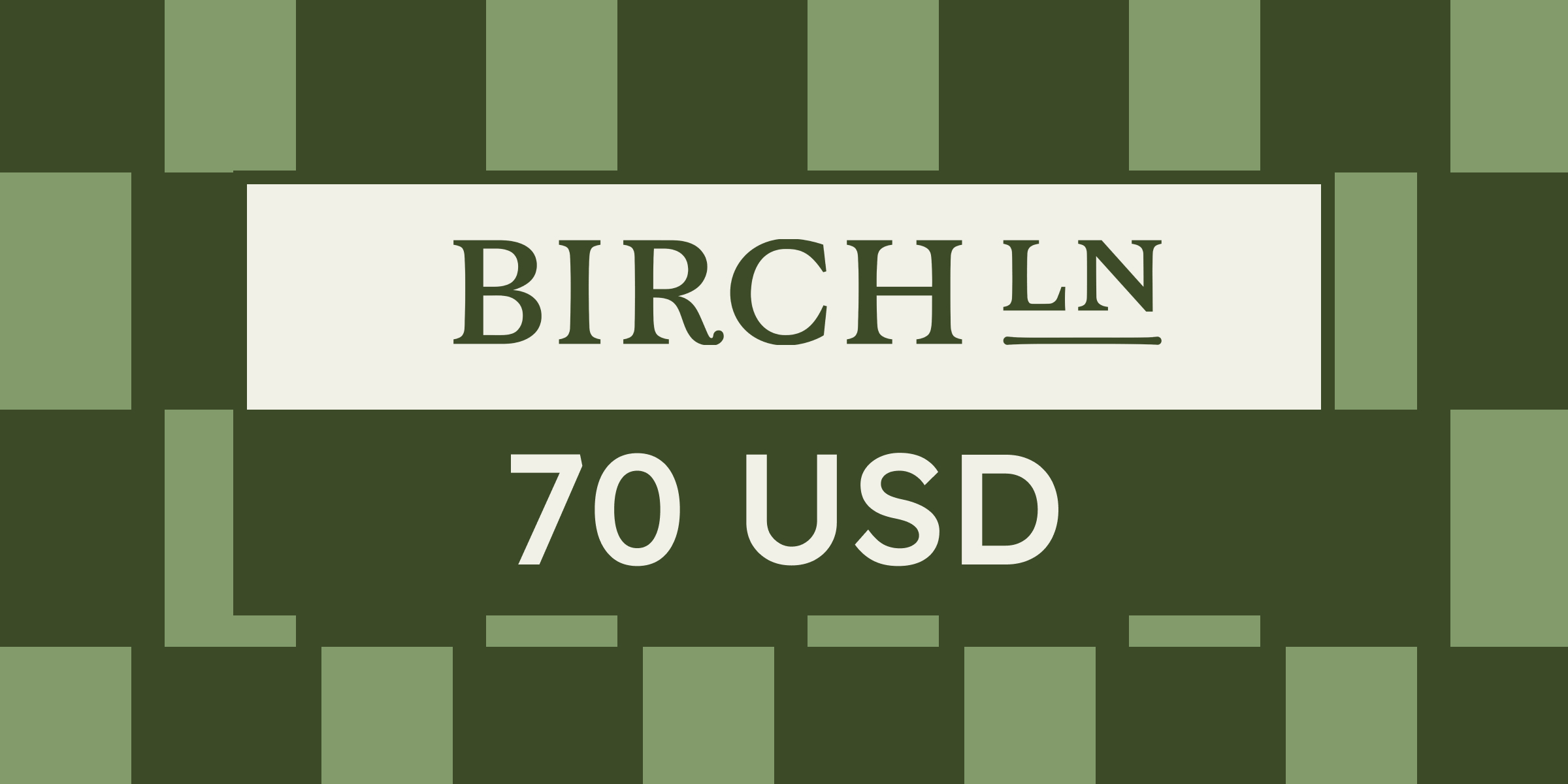 Birch Lane Gift Card 70 USD