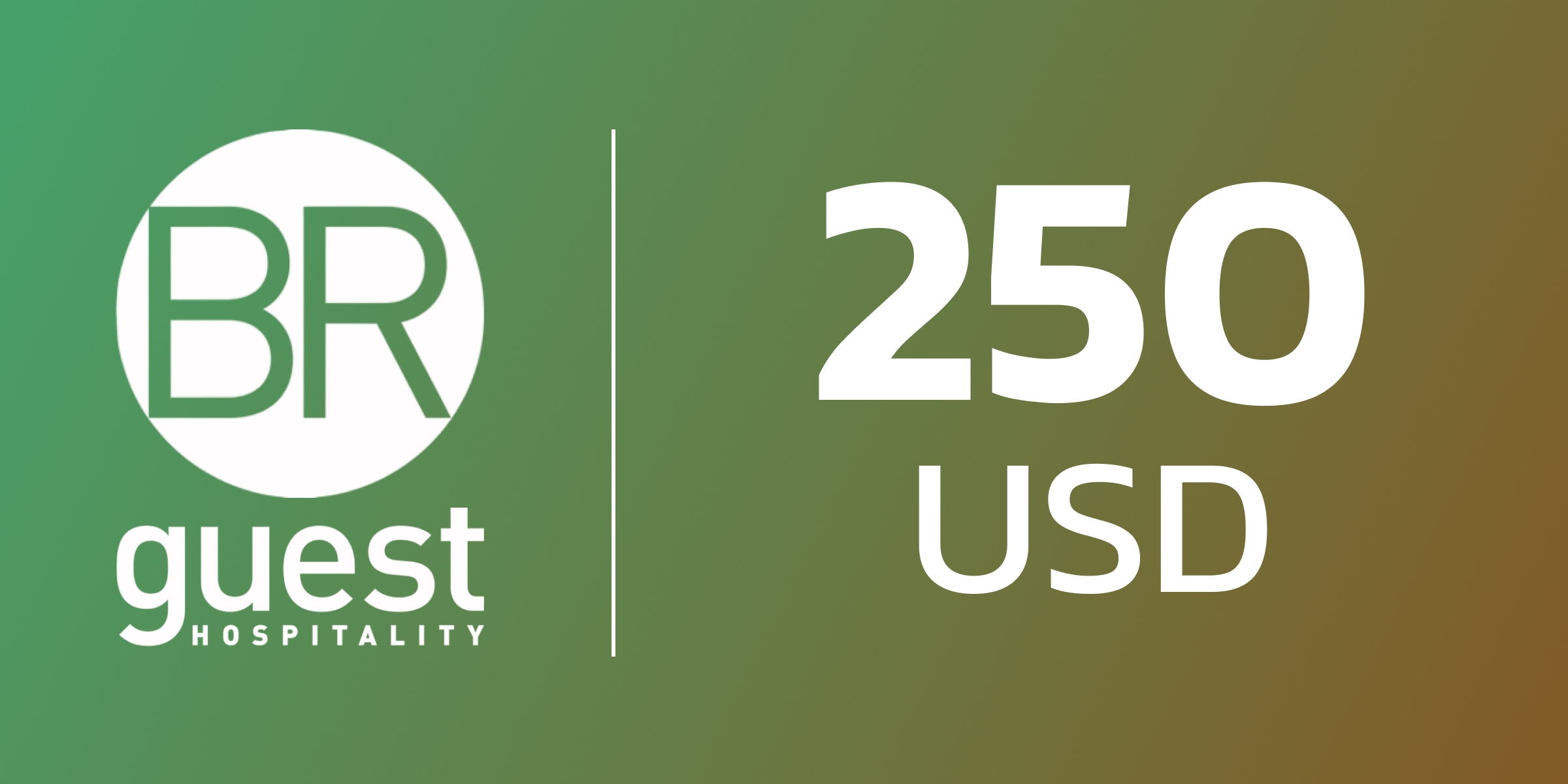 BR Guest Gift Card 250 USD