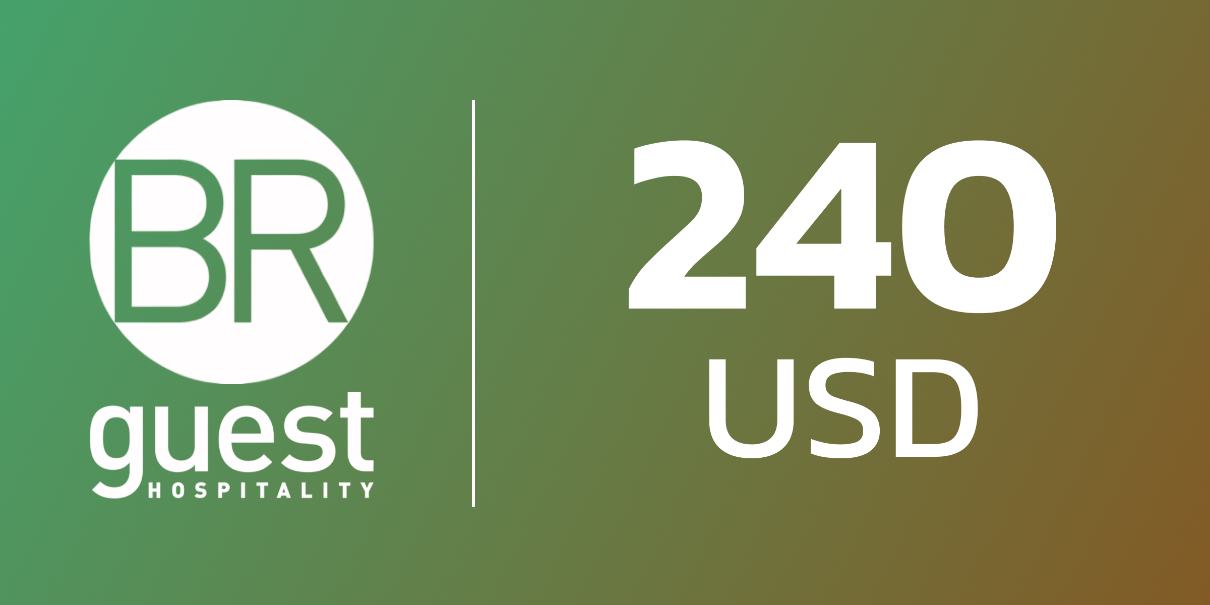 BR Guest Gift Card 240 USD