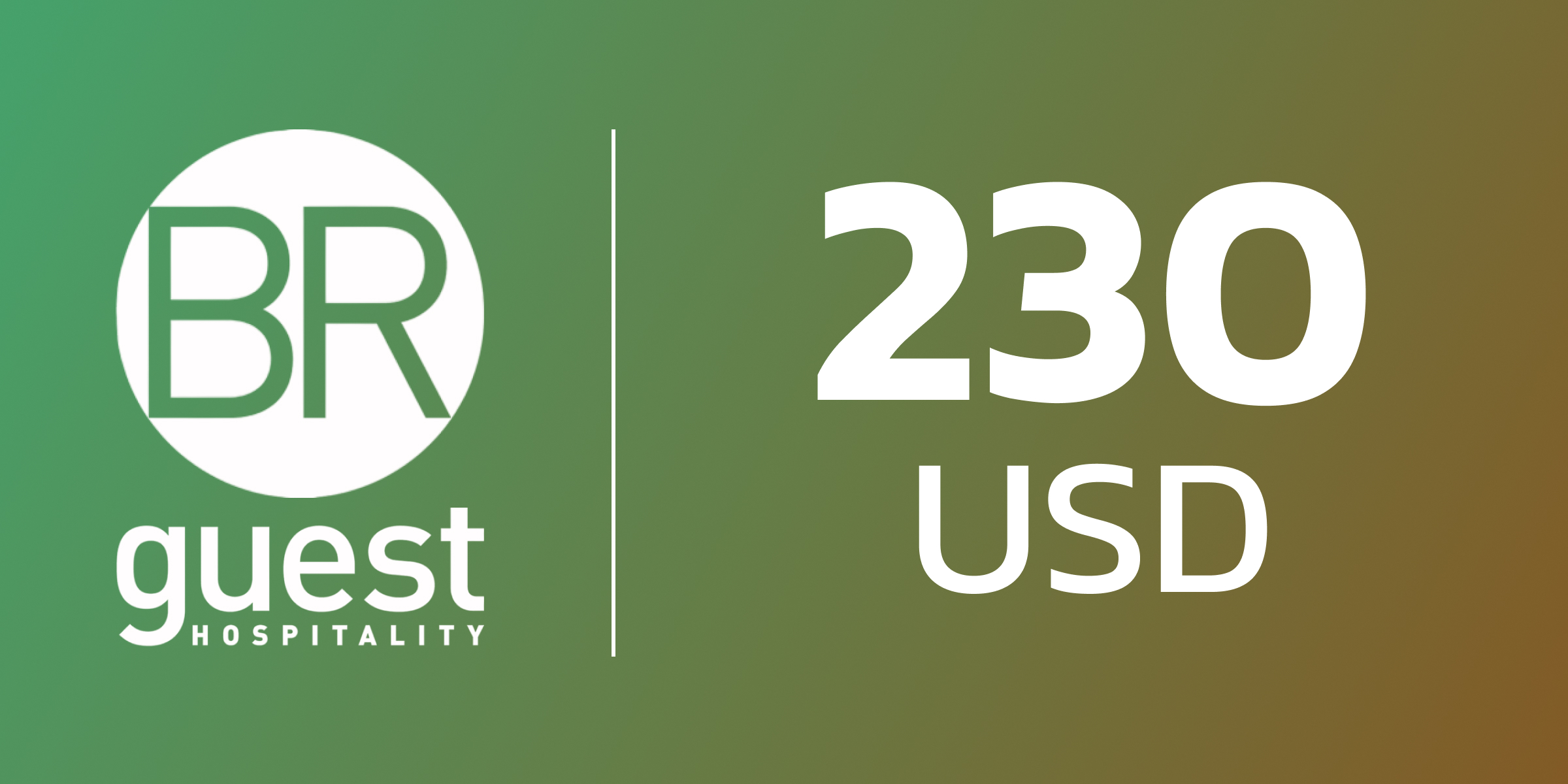 BR Guest Gift Card 230 USD