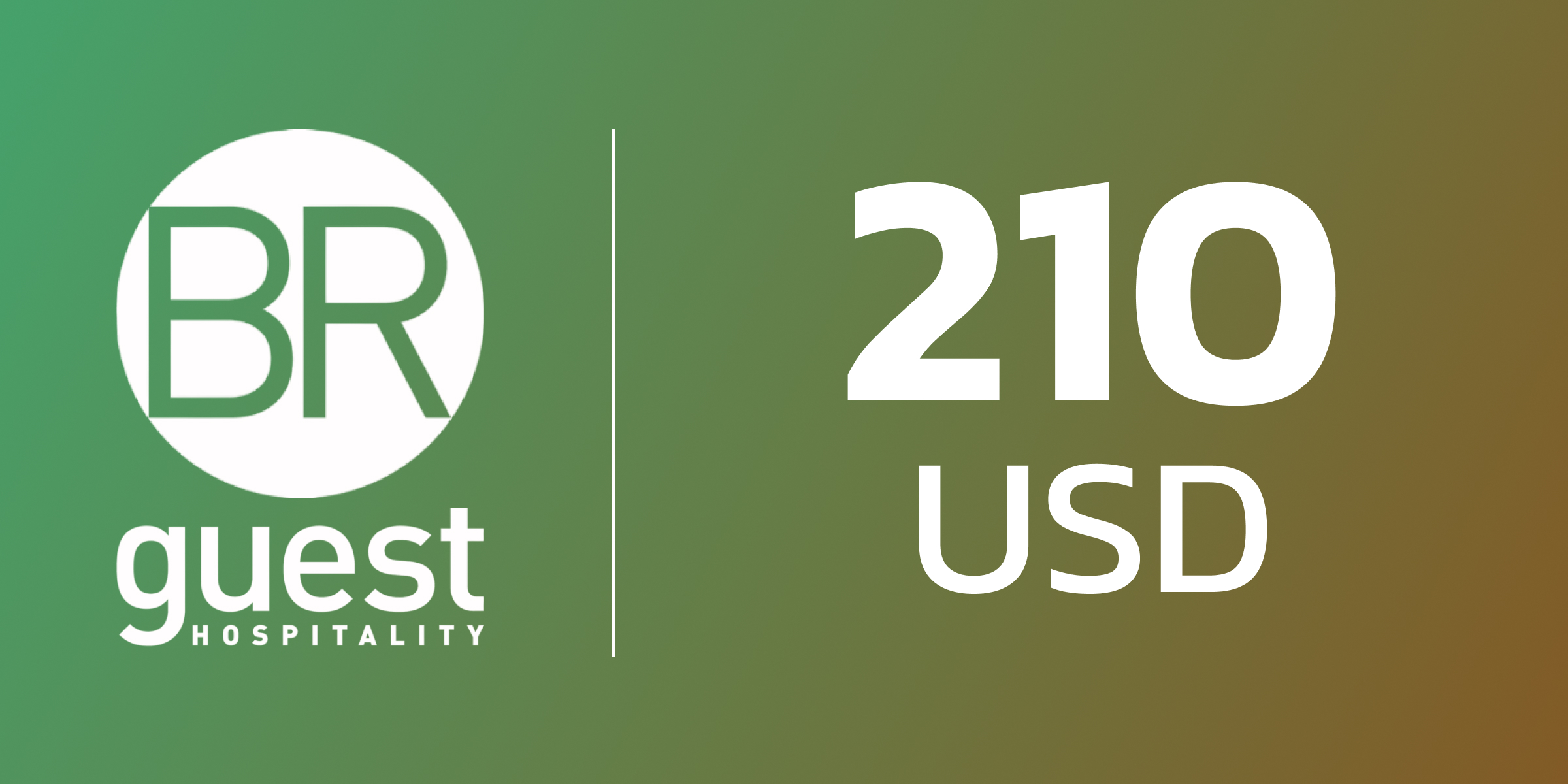 BR Guest Gift Card 210 USD