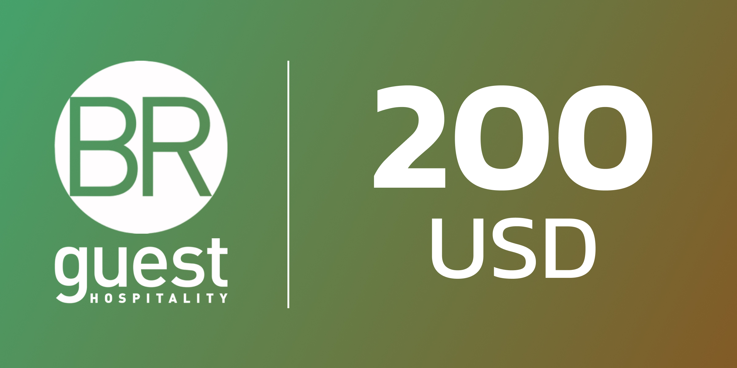 BR Guest Gift Card 200 USD