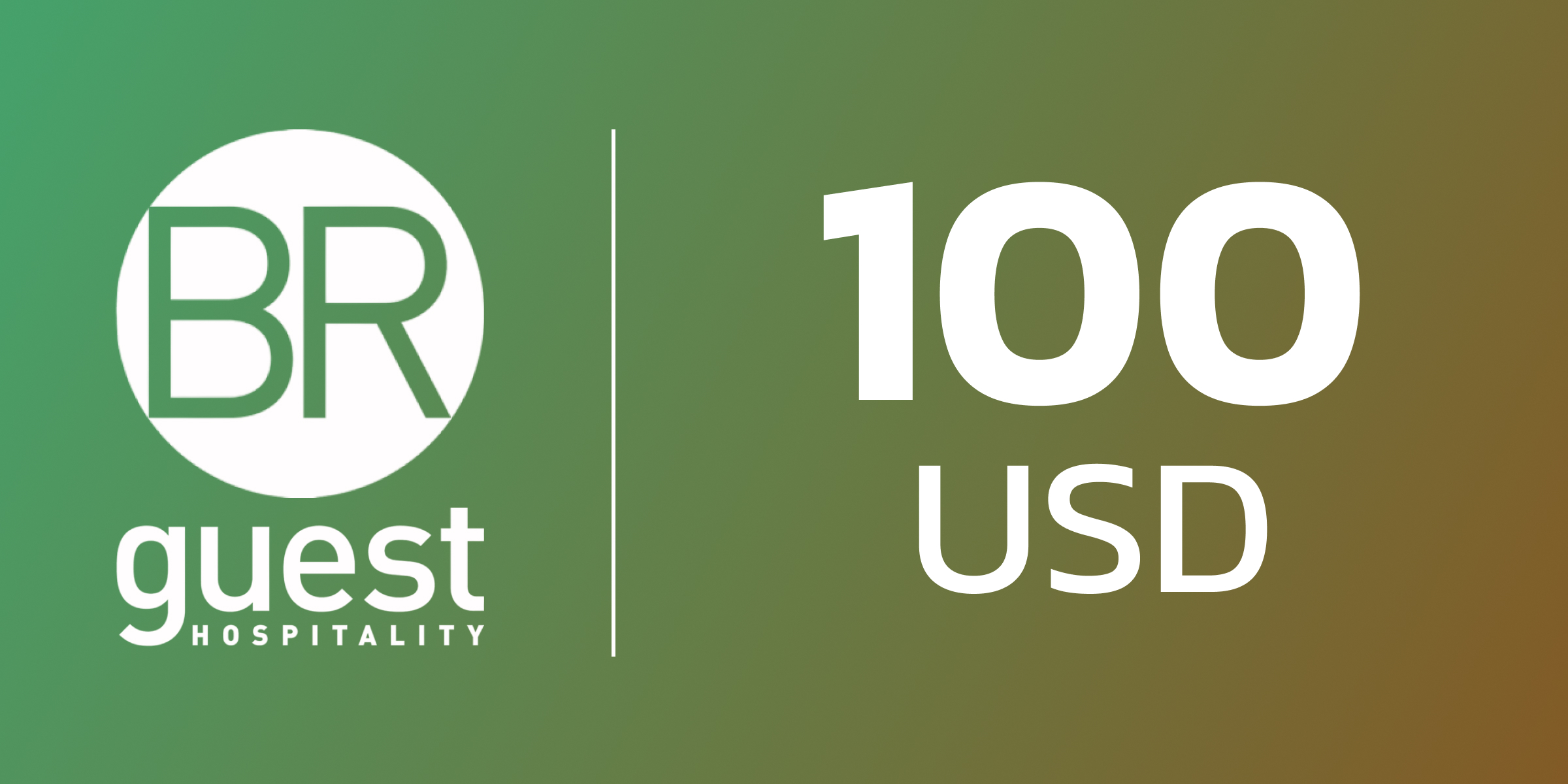 BR Guest Gift Card 100 USD