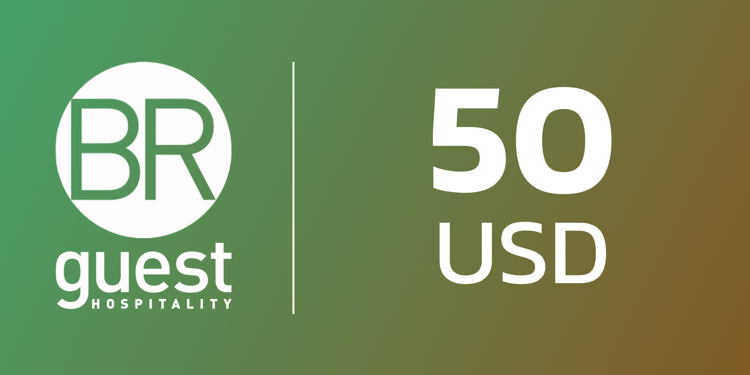 BR Guest Gift Card 50 USD