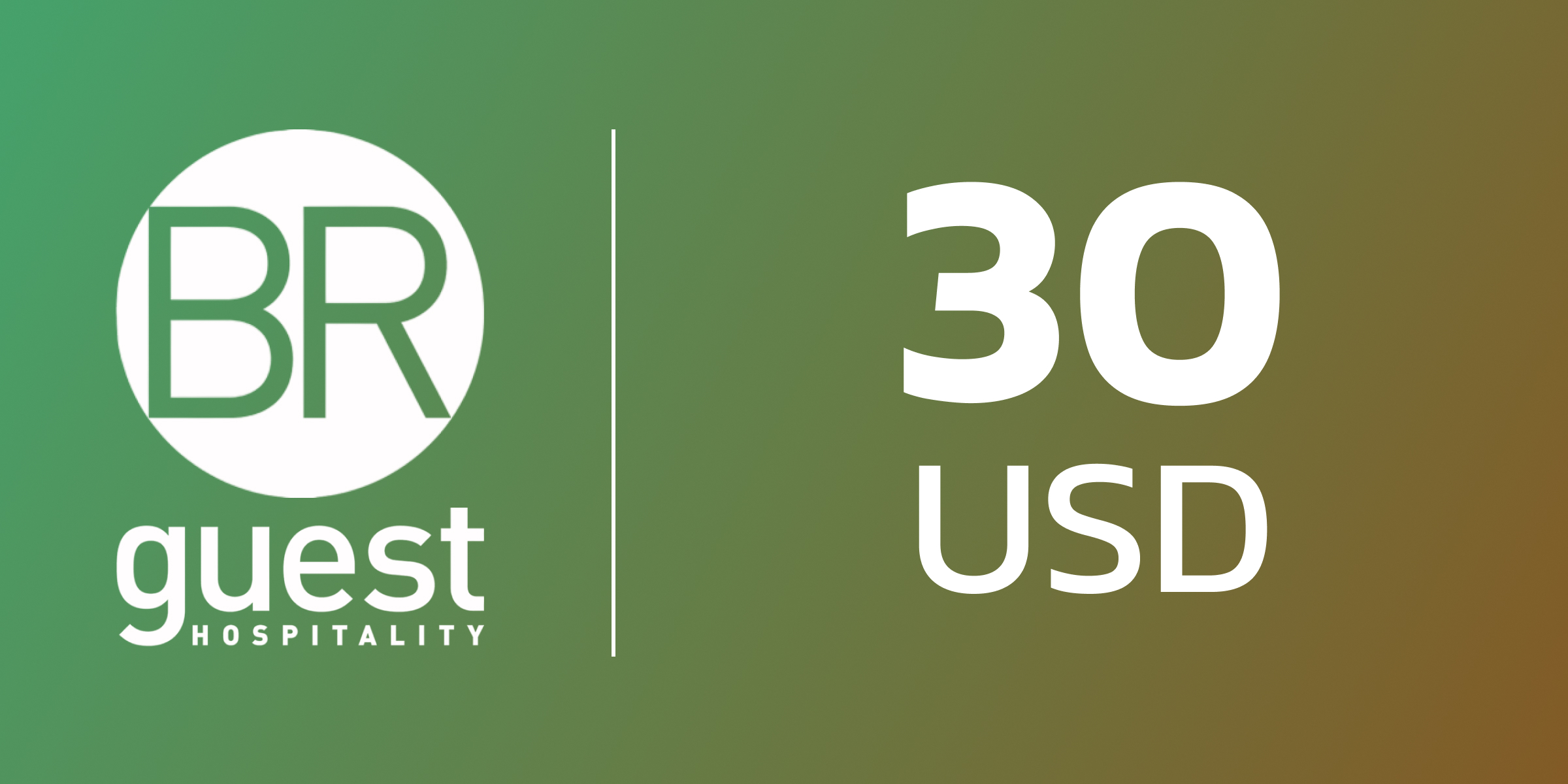 BR Guest Gift Card 30 USD