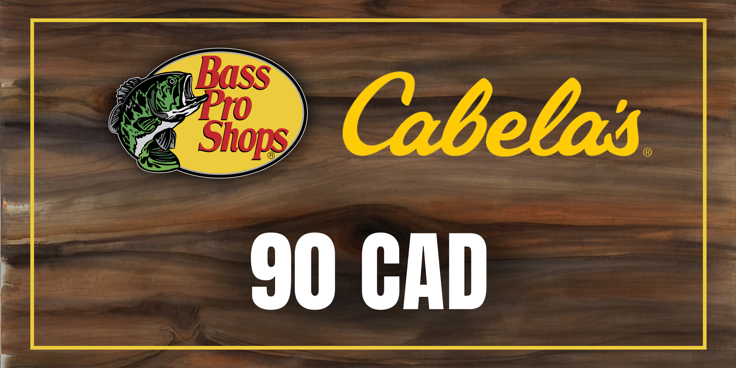 Bass Pro and Cabelas Gift Card 90 CAD