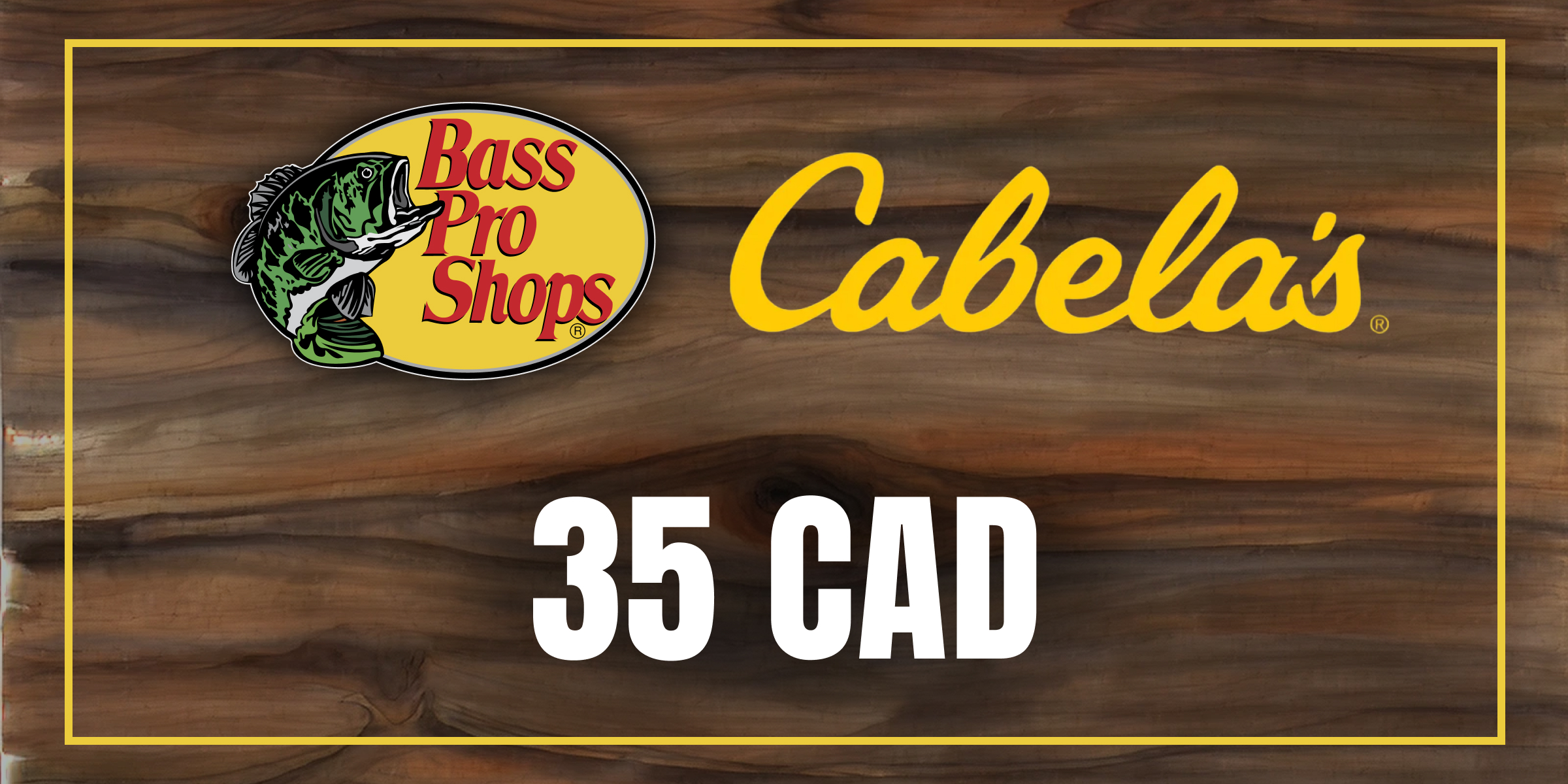 Bass Pro and Cabelas Gift Card 35 CAD