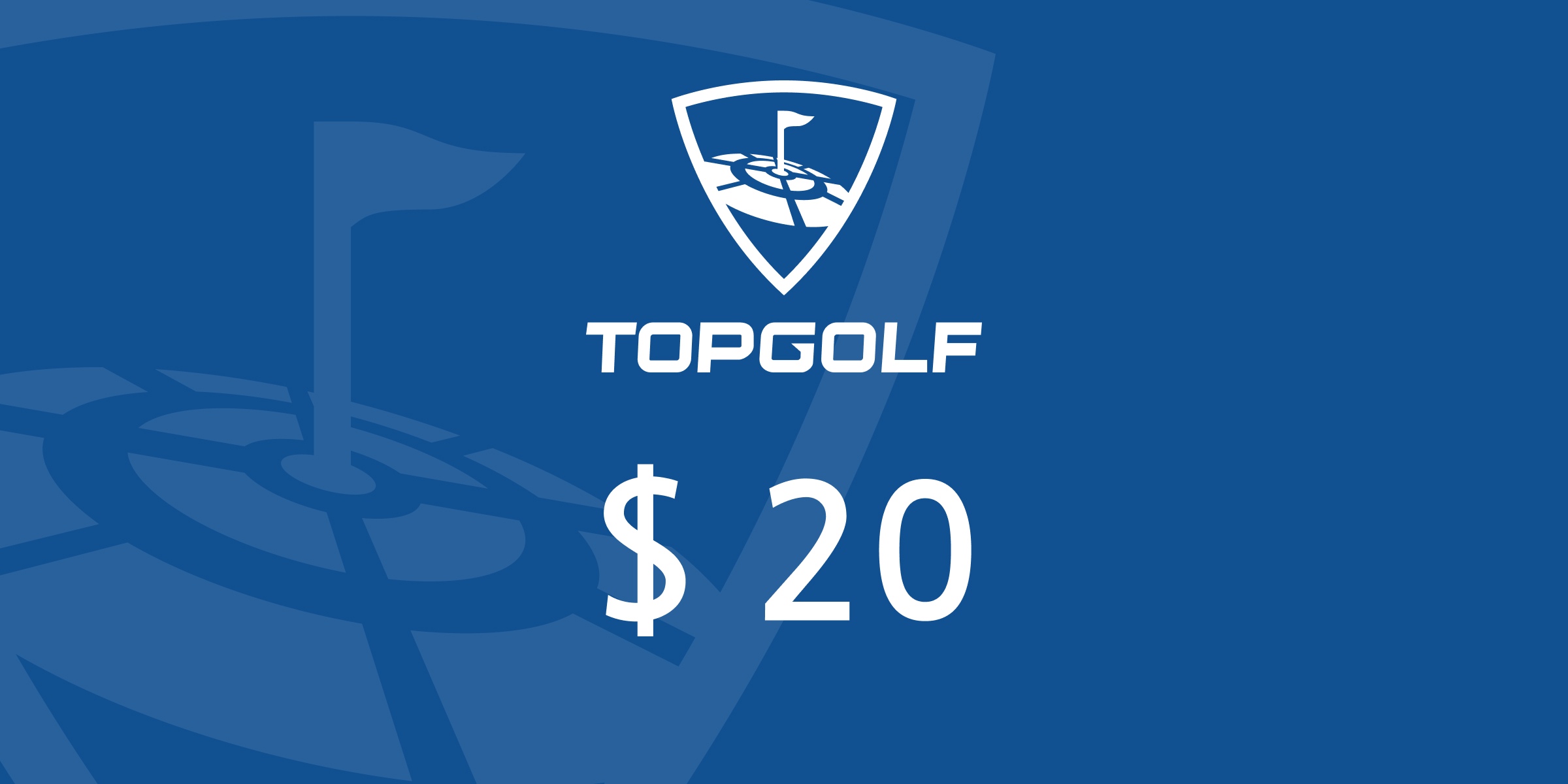 Topgolf Gift Card 20 USD