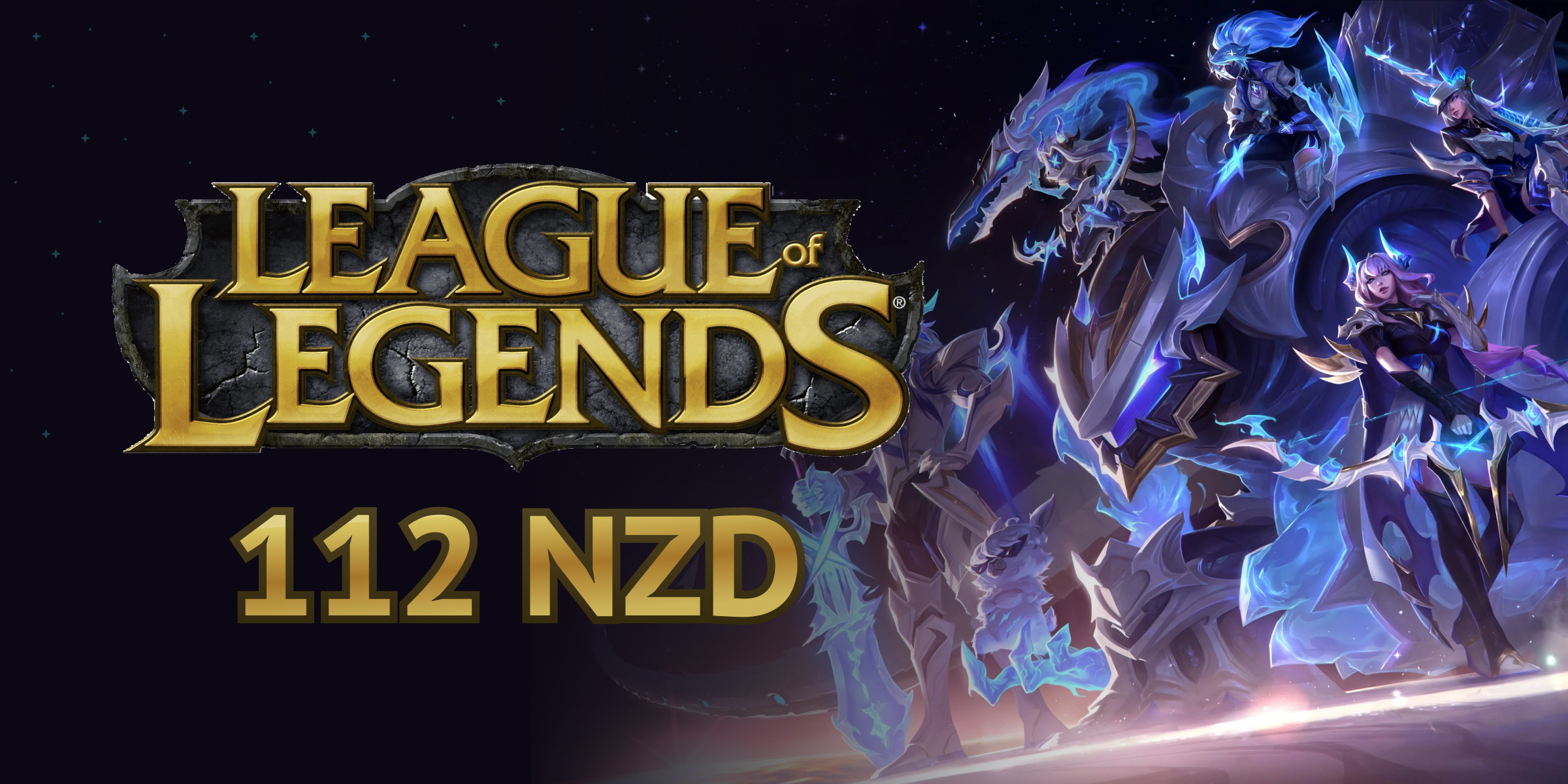 League of Legends Gift Card 112 NZD