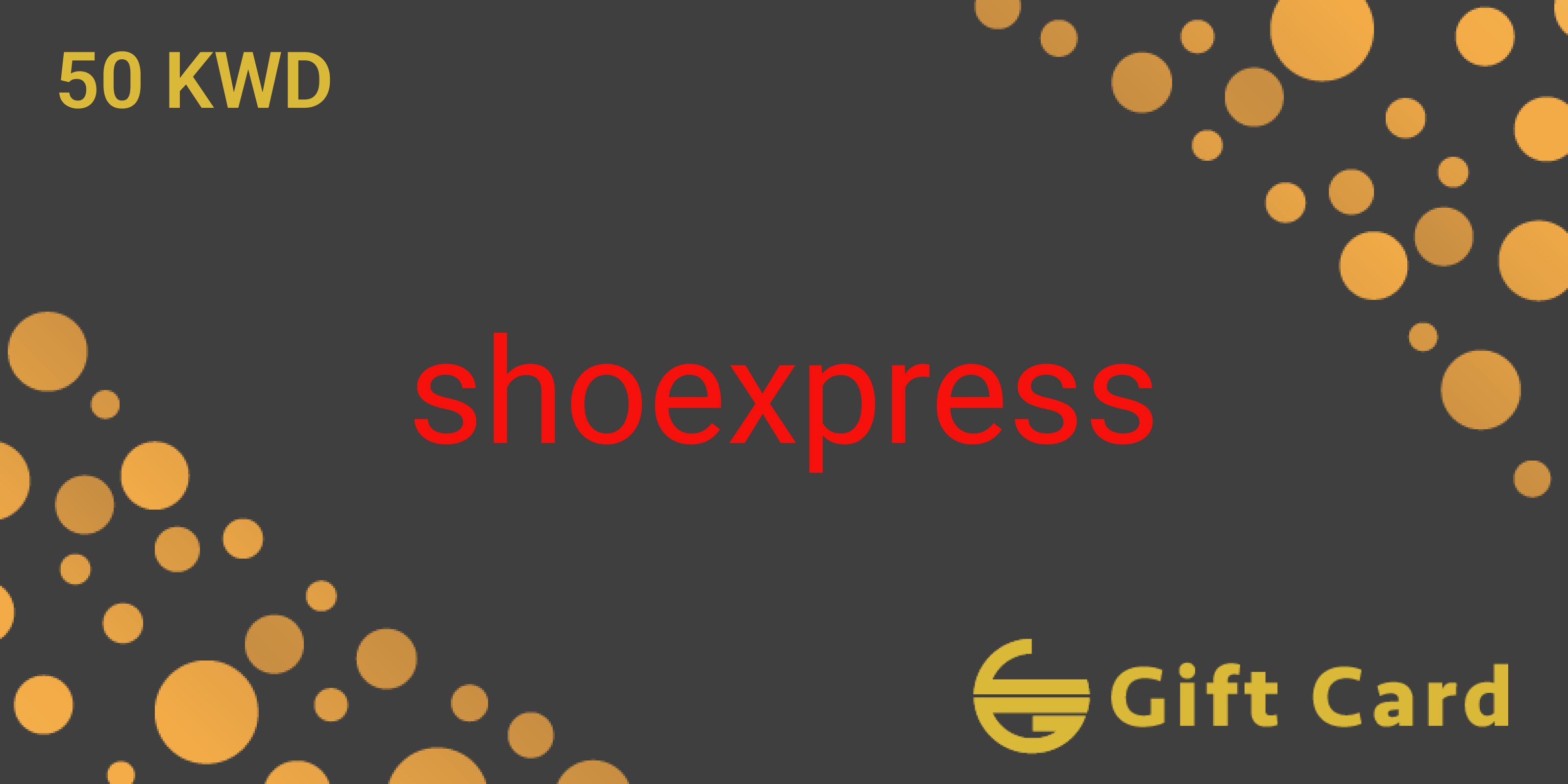 Shoe Express Gift Card 50 KWD