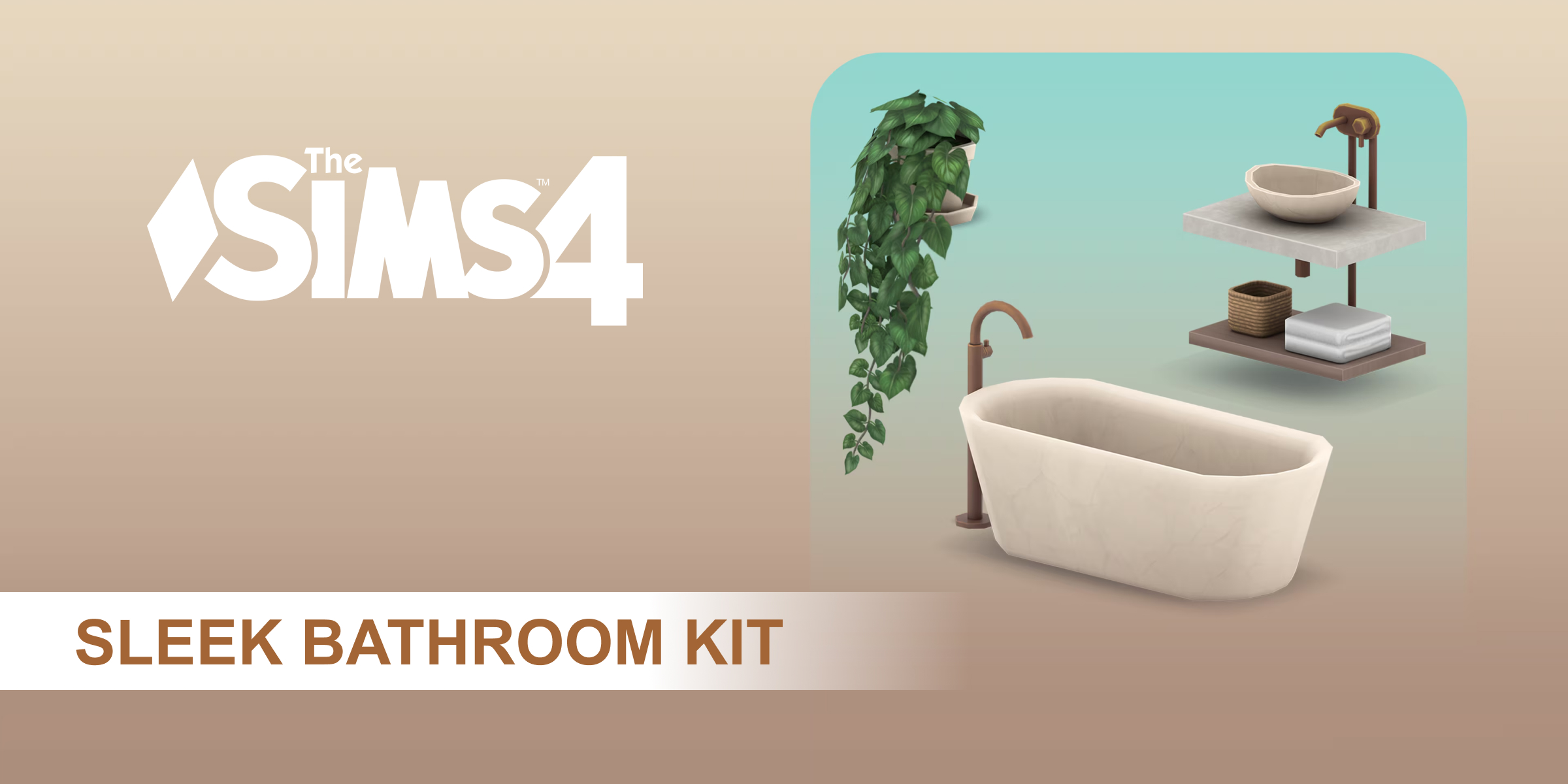 The Sims 4 Sleek Bathroom Kit (PC)