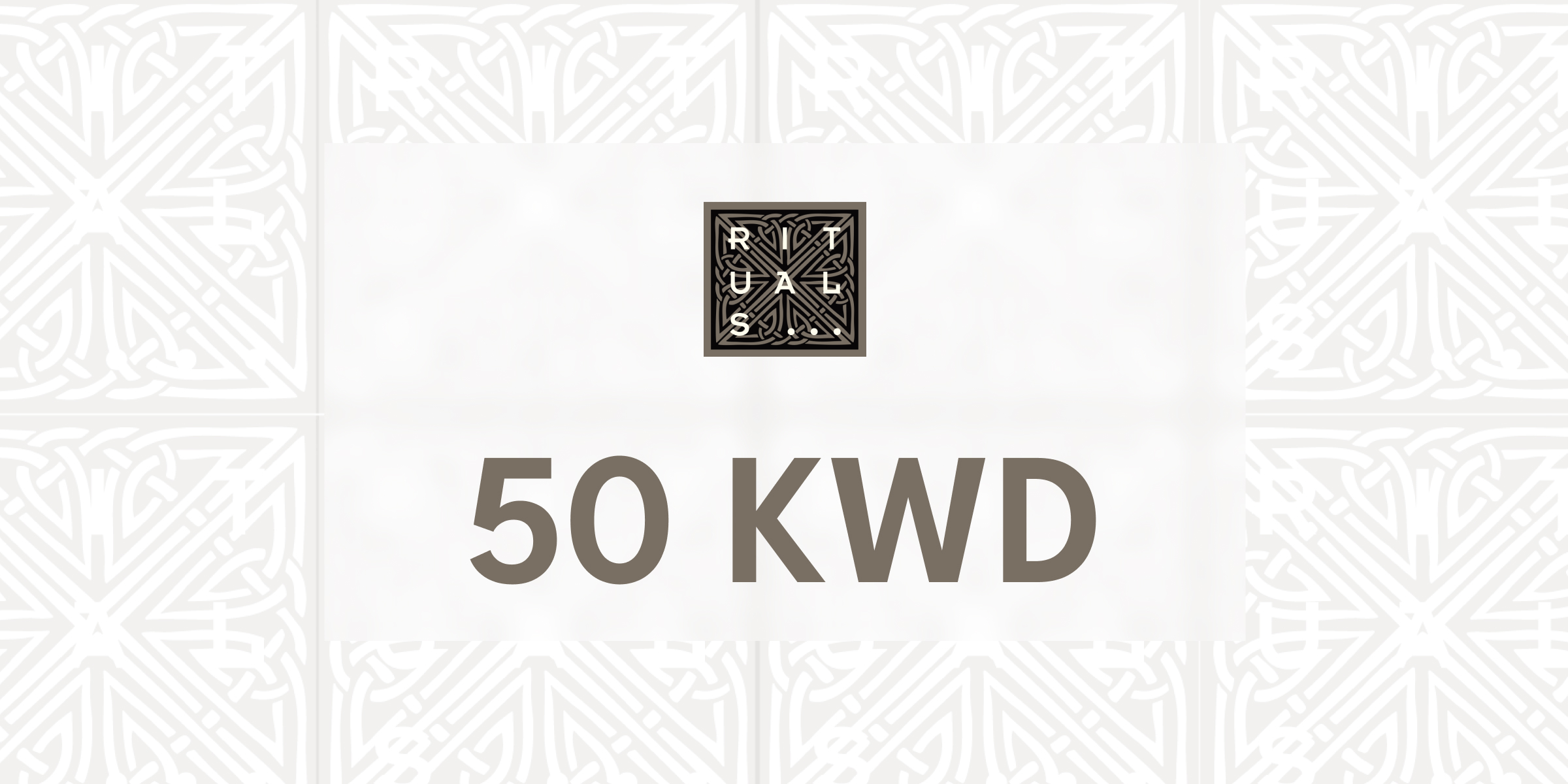 Compra Rituals KWD 50 Gift Card (Kuwait) Miglior prezzo | SmartCDKeys