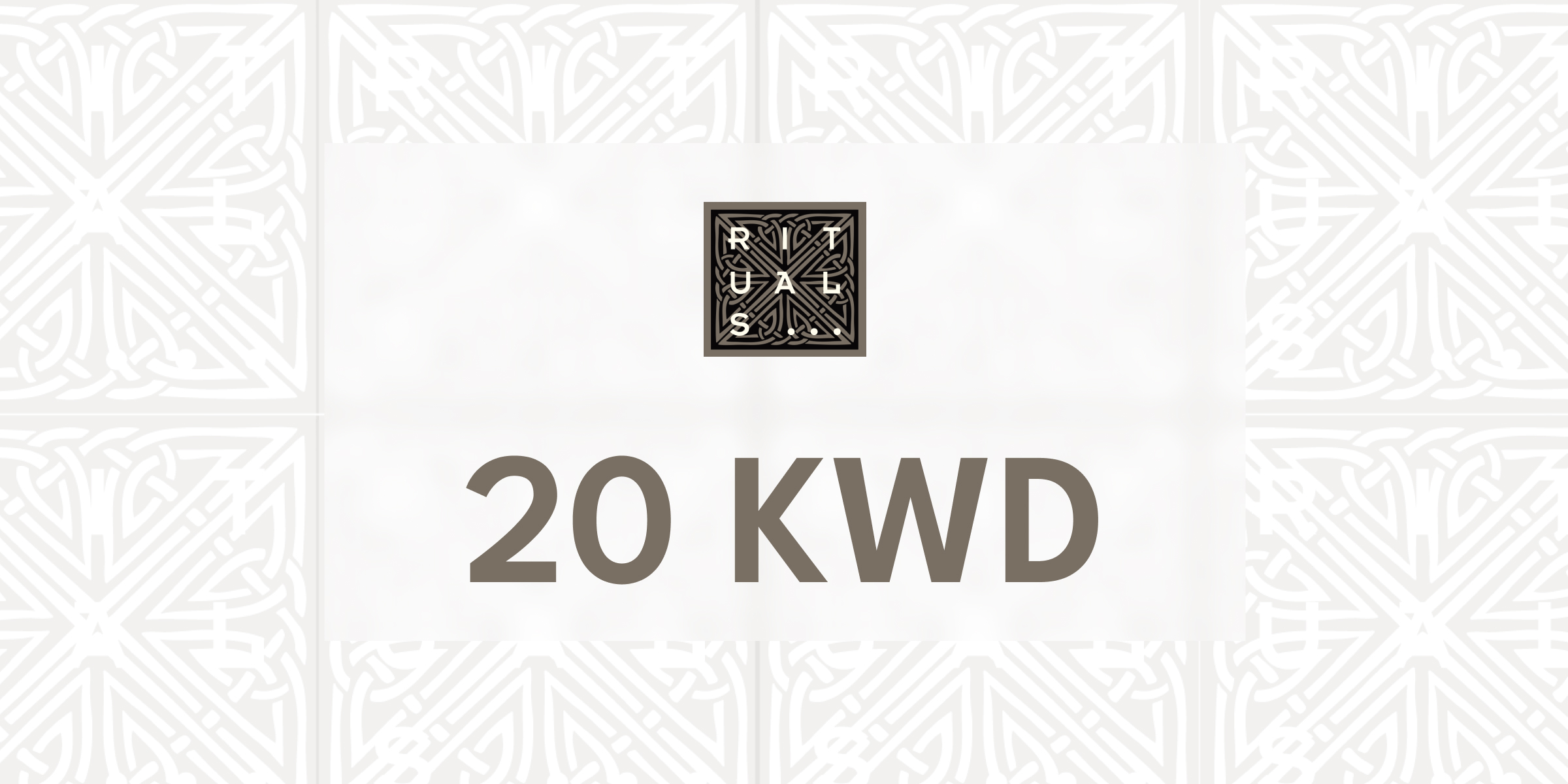 Rituals Gift Card 20 KWD