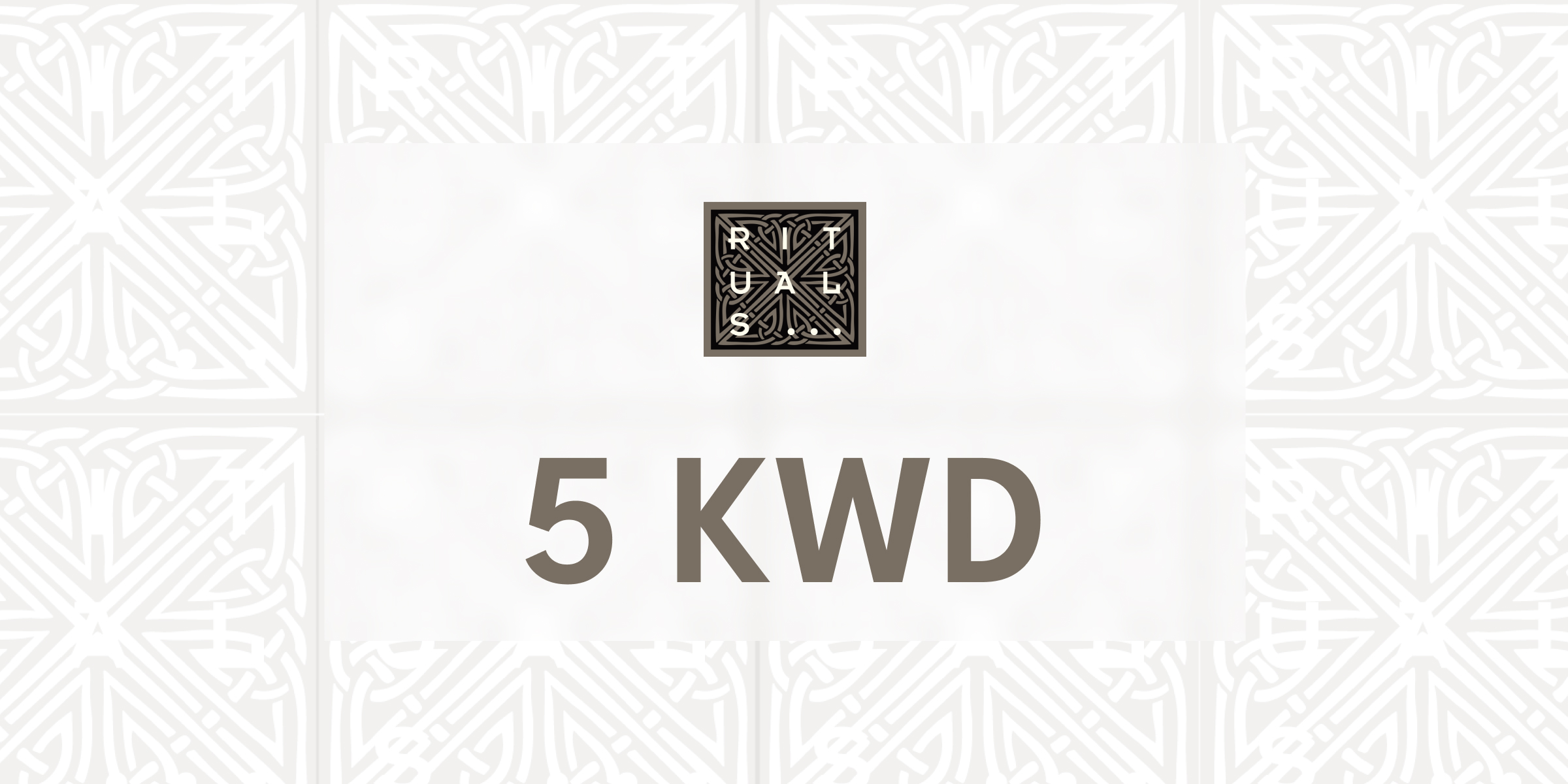 Rituals Gift Card 5 KWD