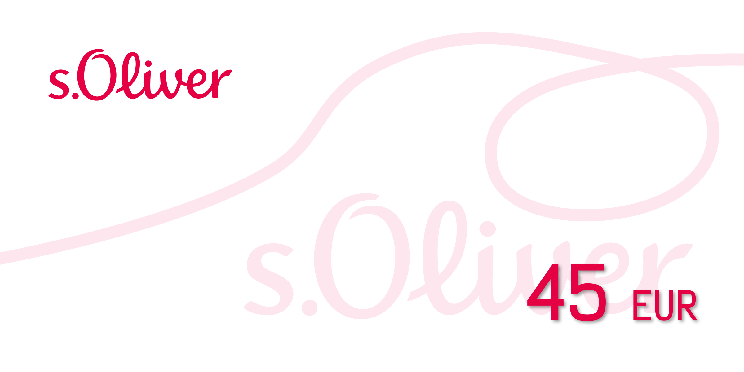 S Oliver Gift Card 45 EUR