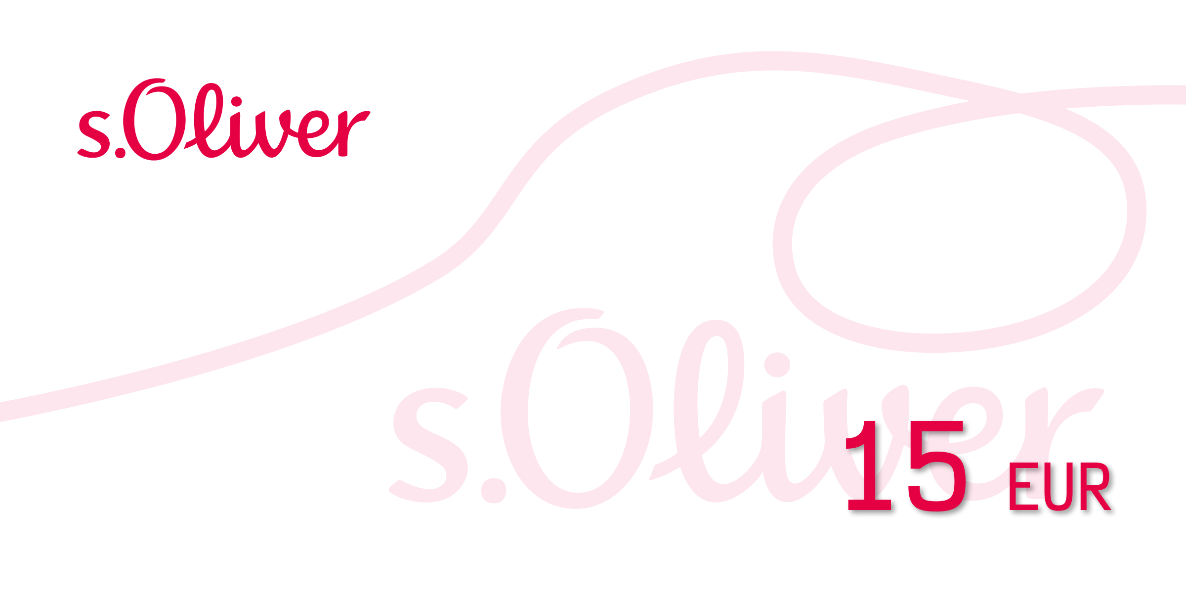 S Oliver Gift Card 15 EUR