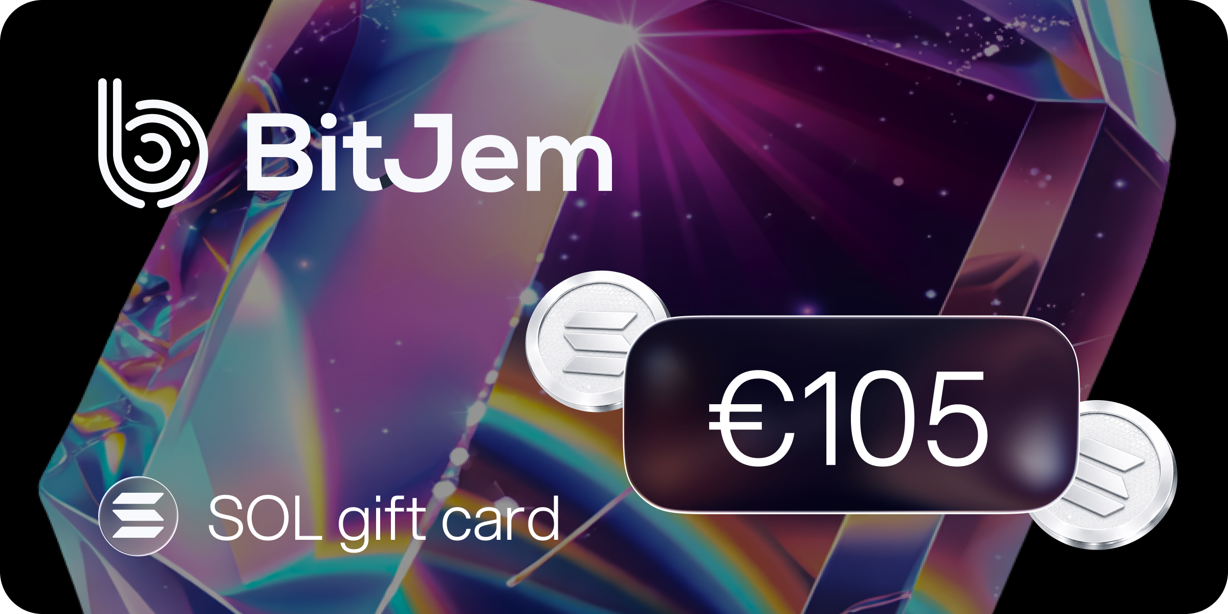BitJem SOL Gift Card 105 EUR