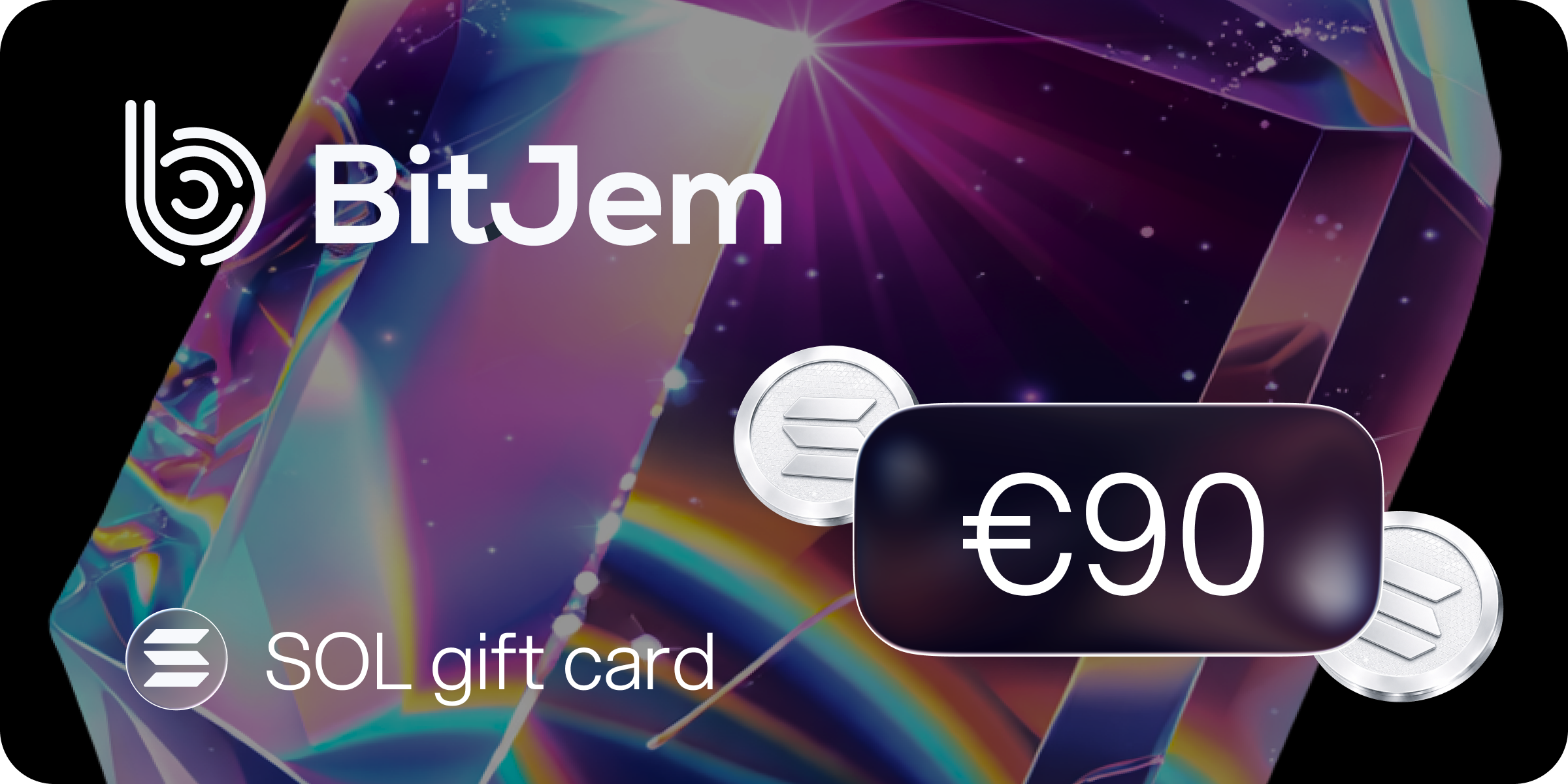 BitJem SOL Gift Card 90 EUR