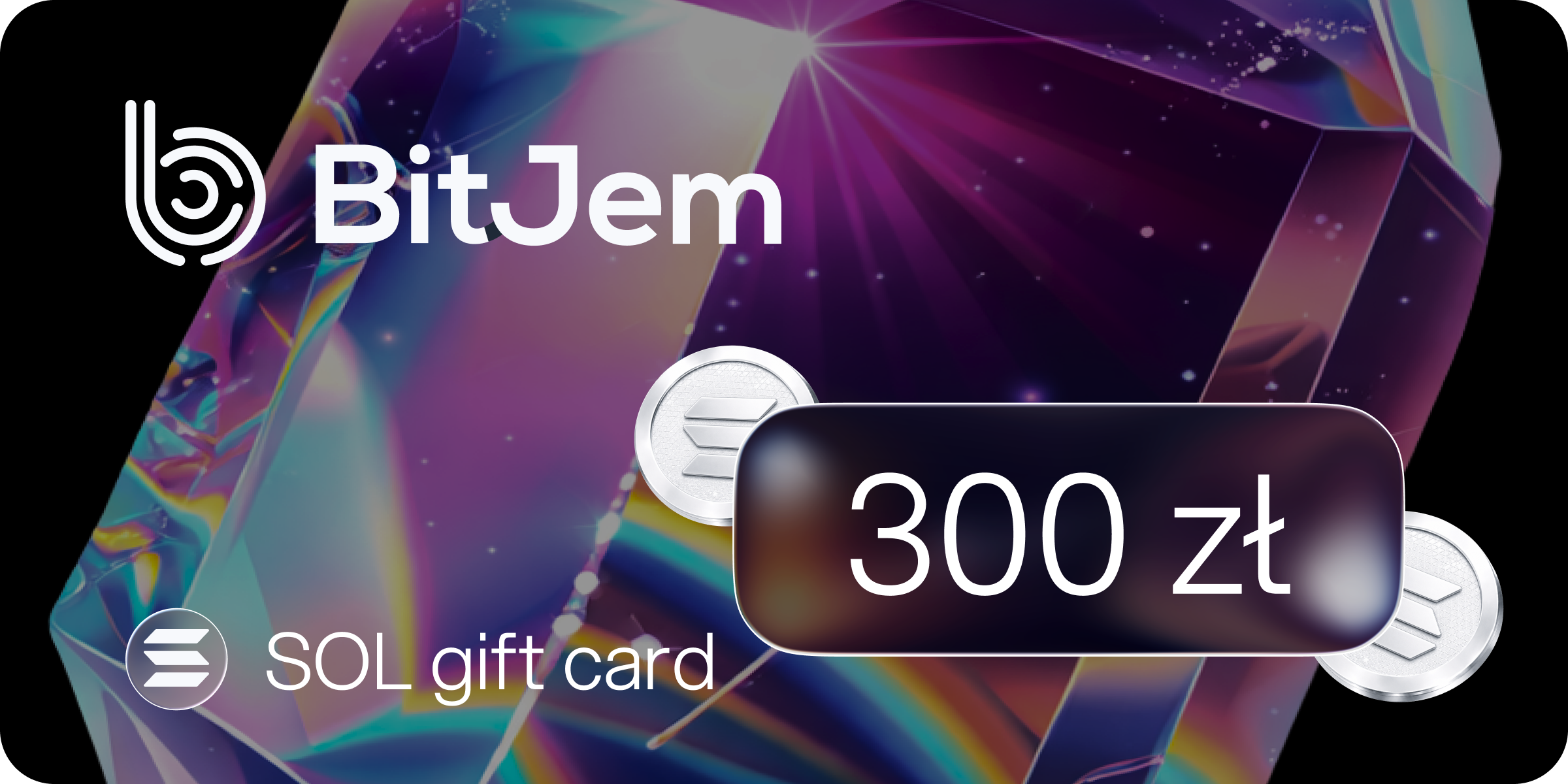 BitJem SOL Gift Card 300 PLN
