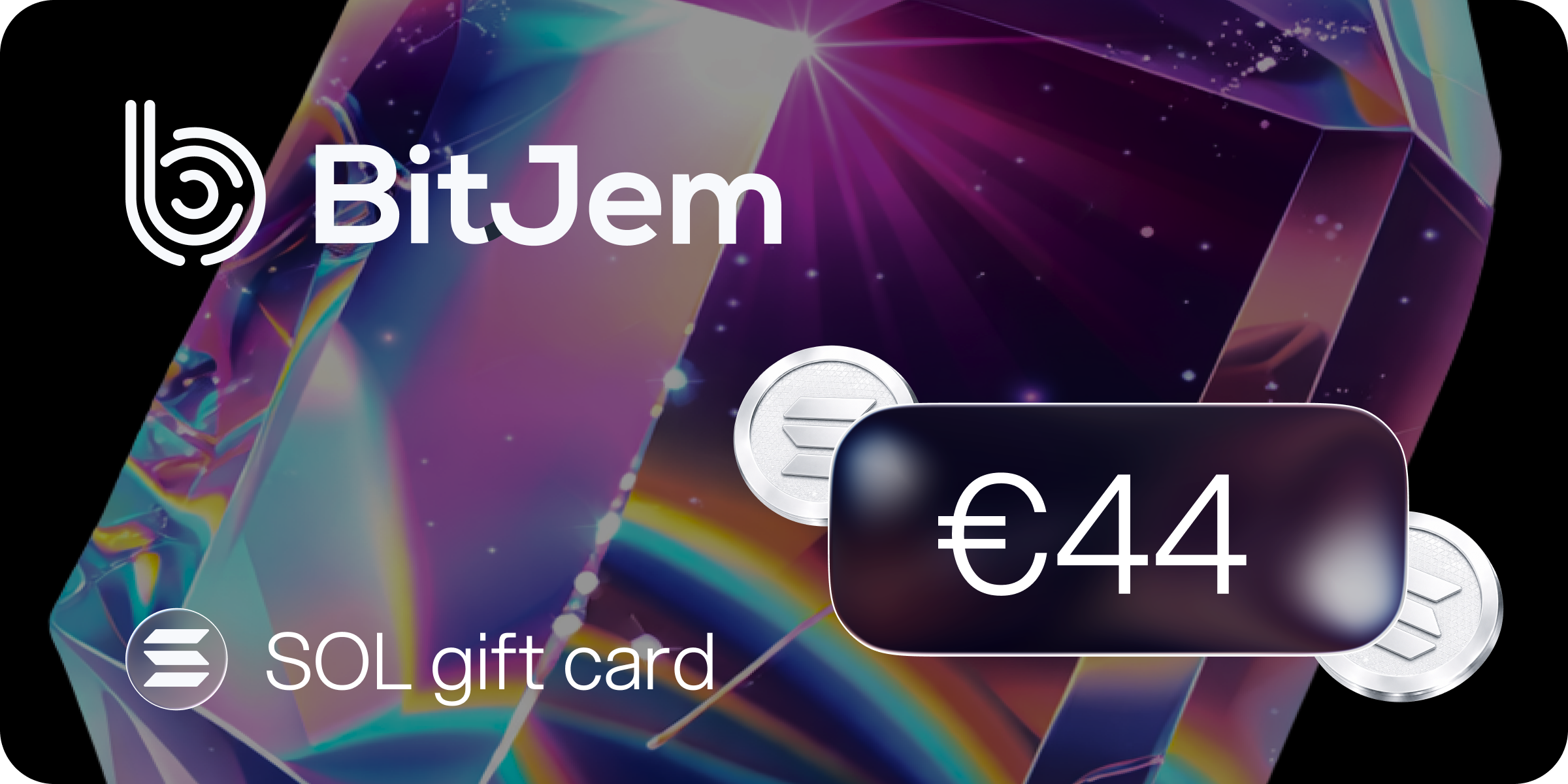 BitJem SOL Gift Card 44 EUR