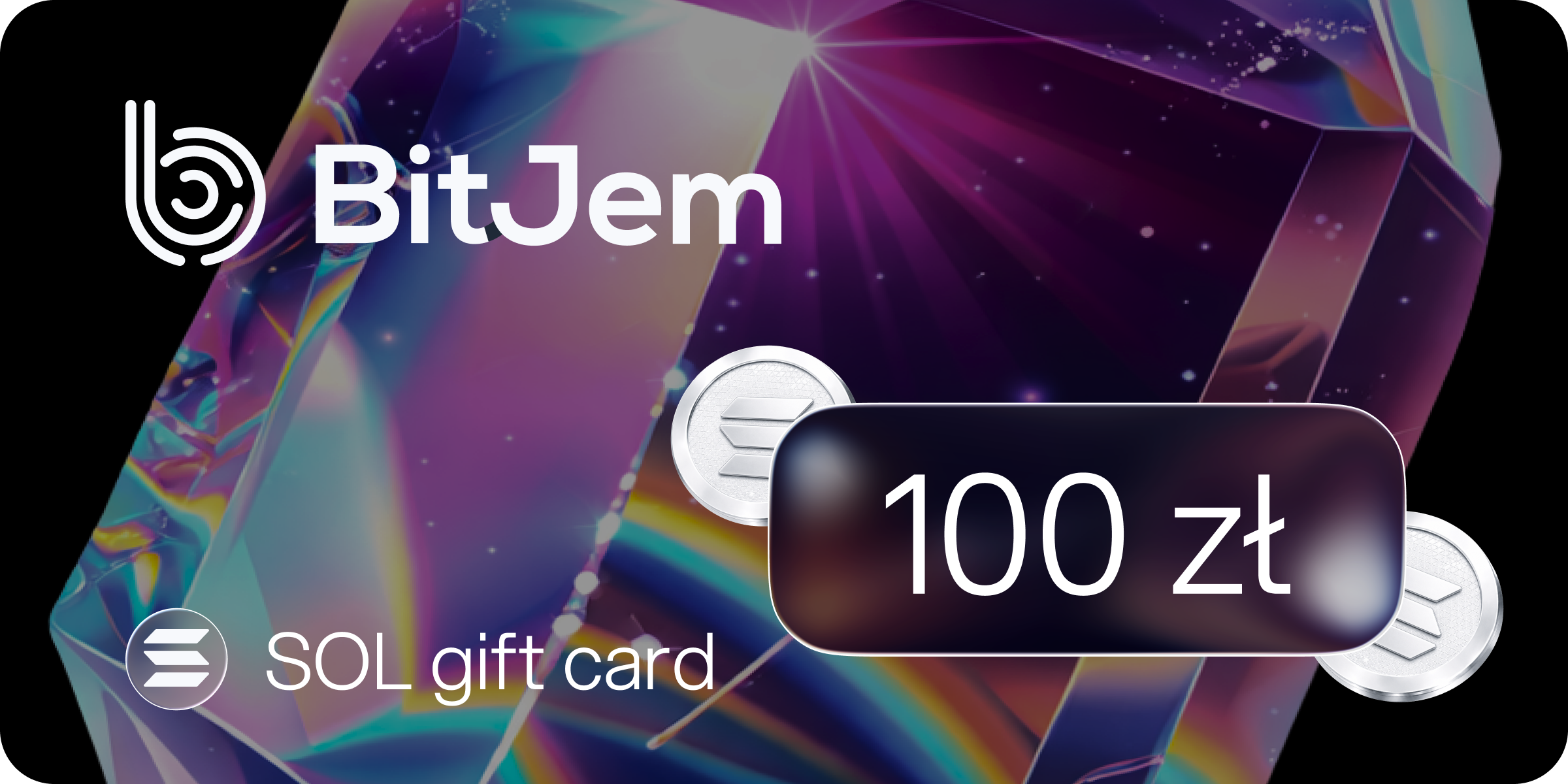 BitJem SOL Gift Card 100 PLN